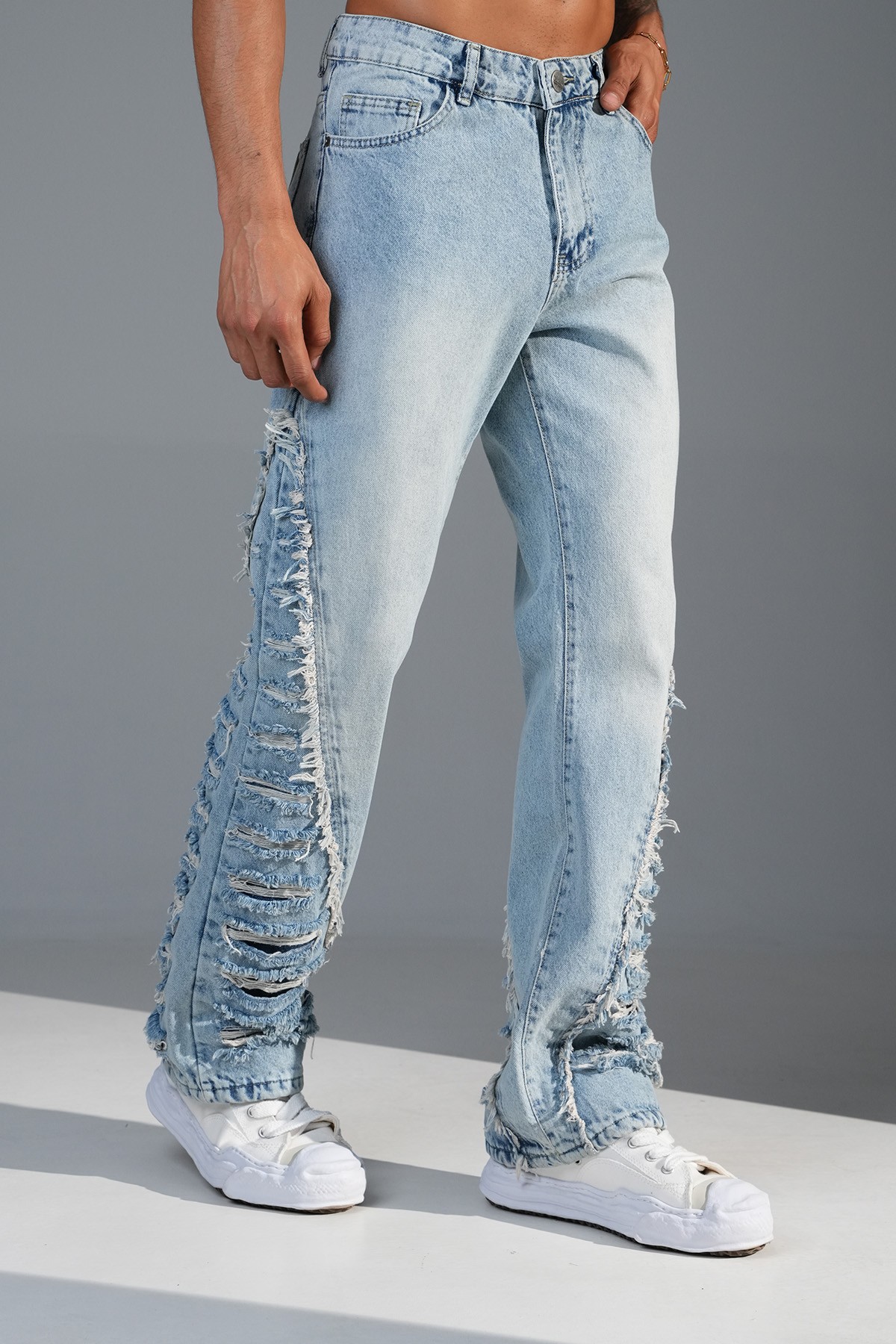 Regular Fit Flare Kot Pantolon