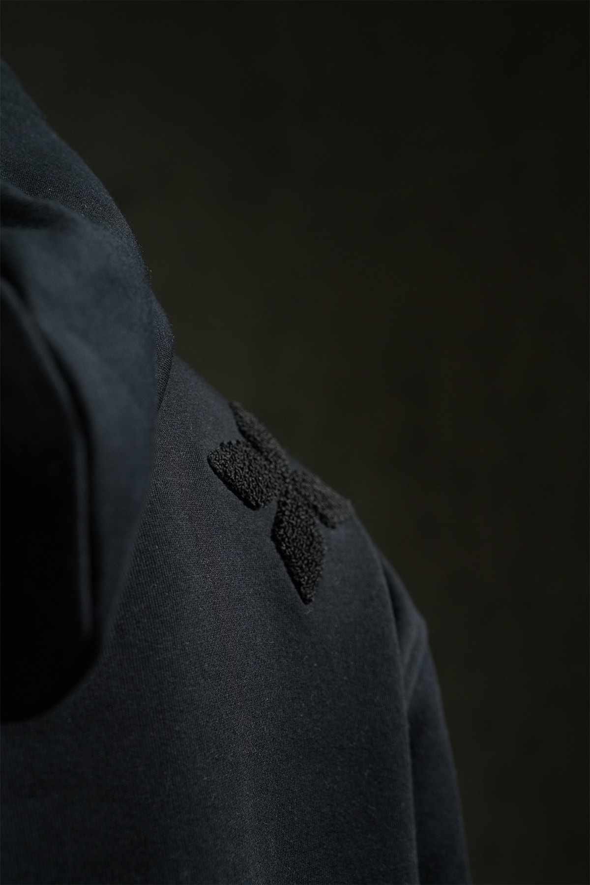 Yıldız  Desenli Kapüşonlu Sweatshirt