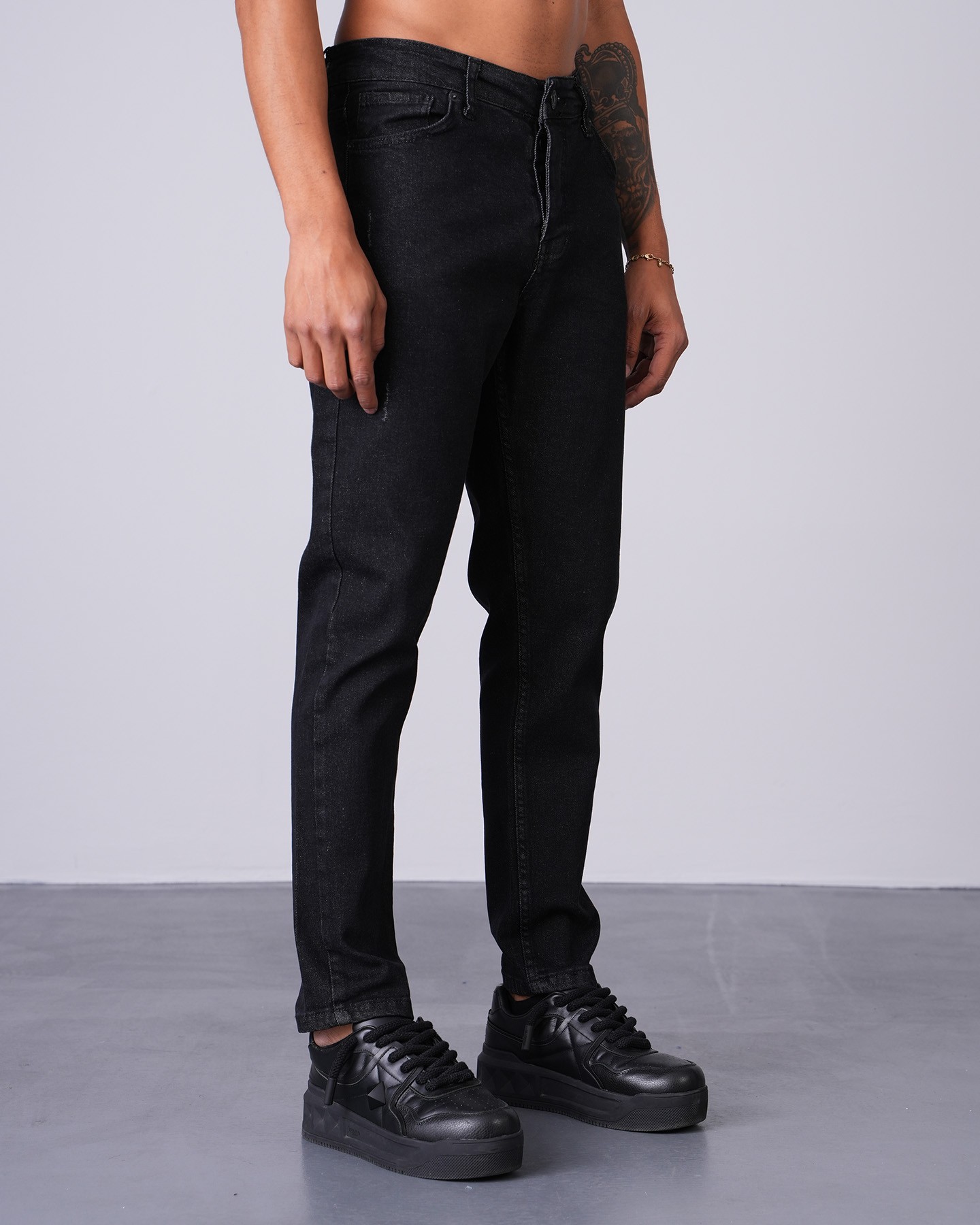 Slim Fit Narrow Leg Trousers