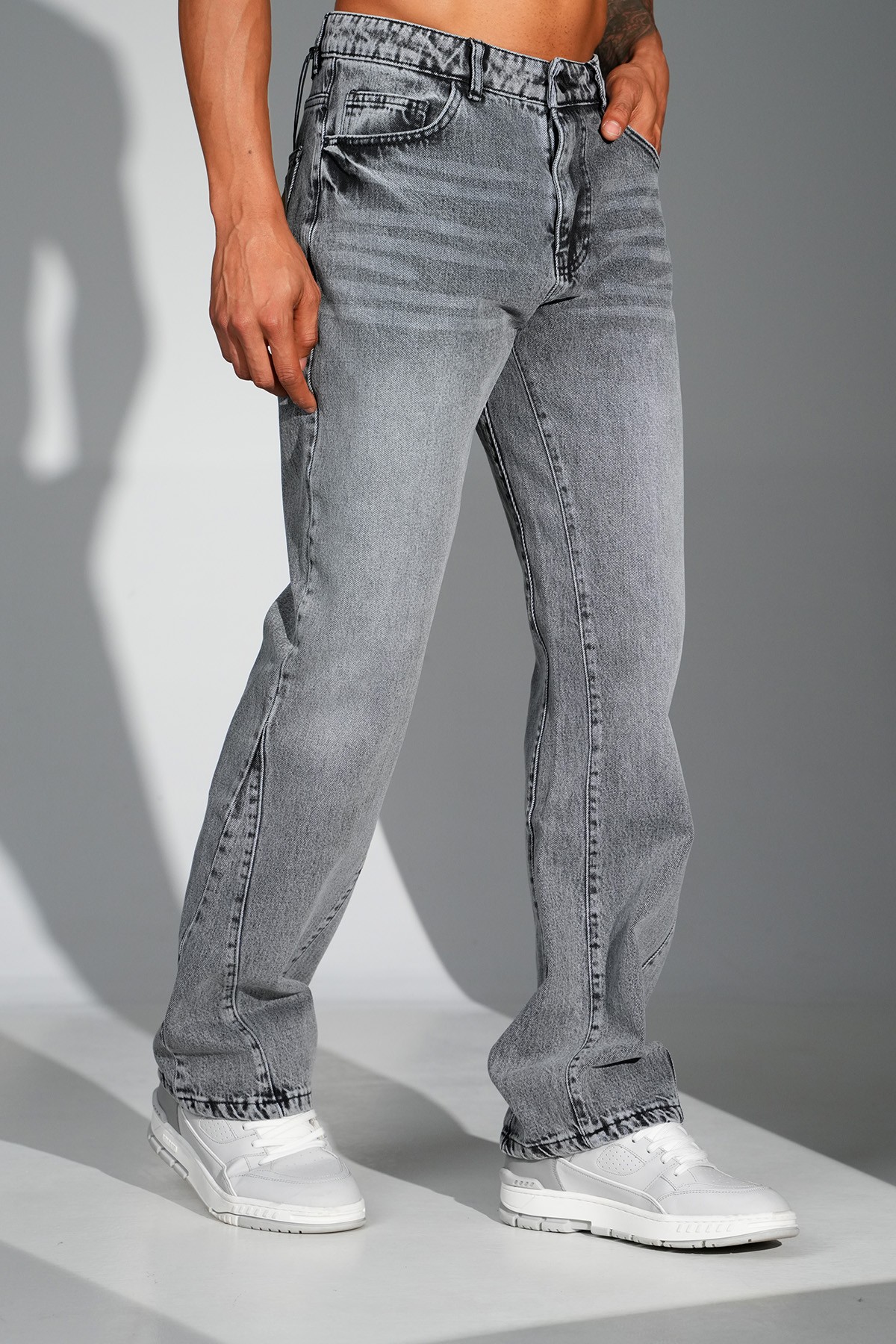 Regular Fit Flare Kot Pantolon