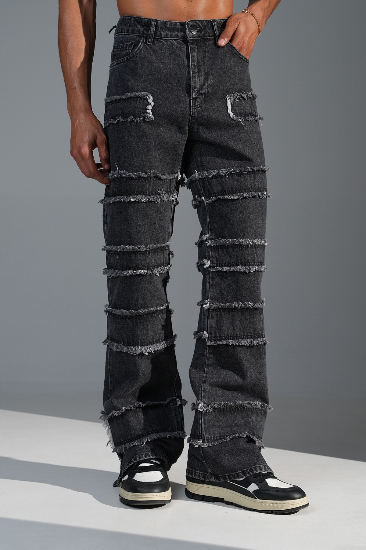 Regular Fit Flare Kot Pantolon