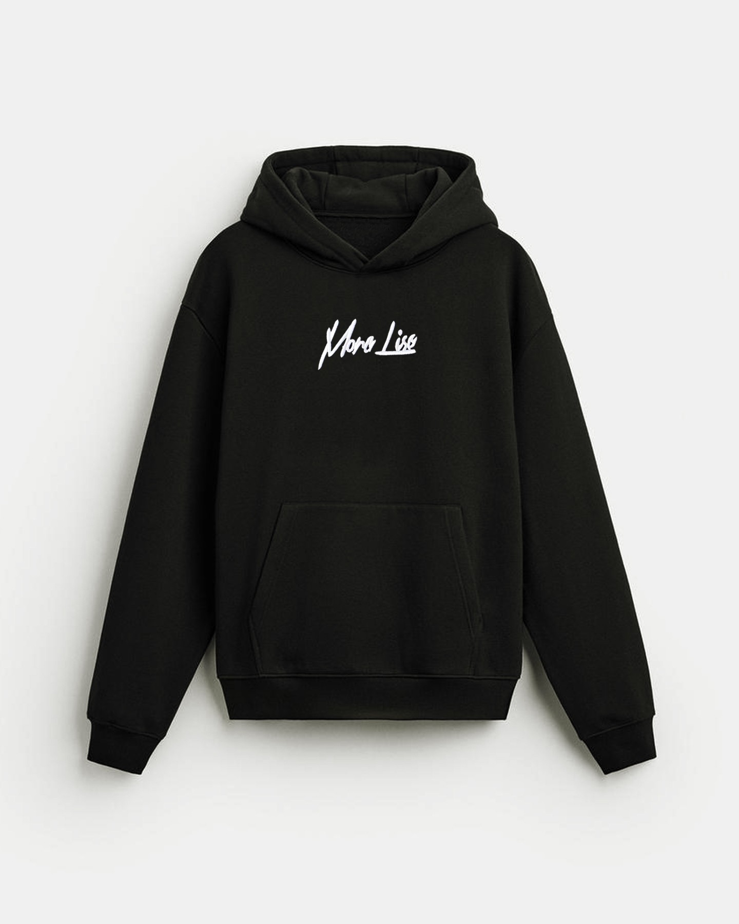 Mona Lisa Kapüşonlu Sweatshirt - SİYAH