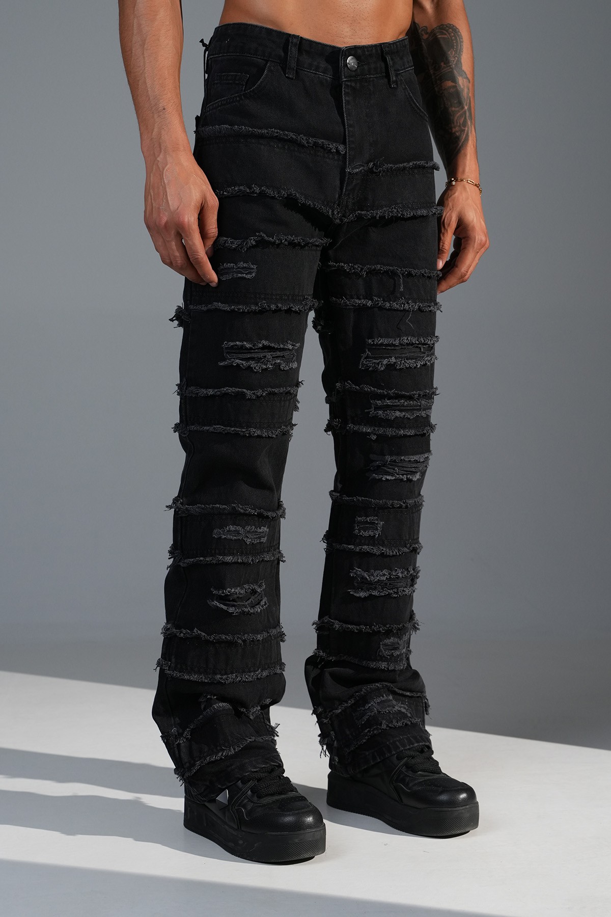 Regular Fit Flare Kot Pantolon