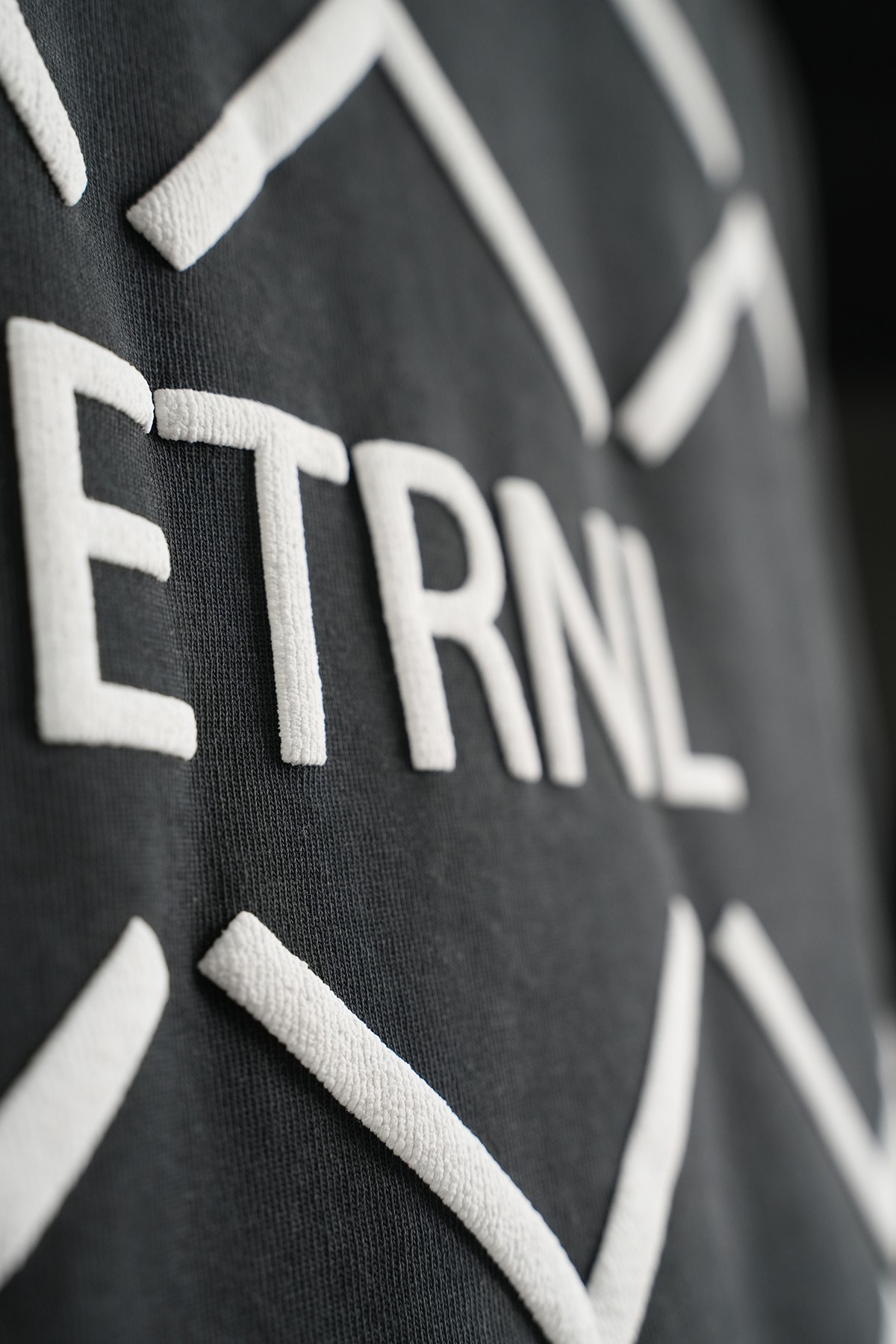 ETRNL Baskılı Oversize Tişört - anthracite
