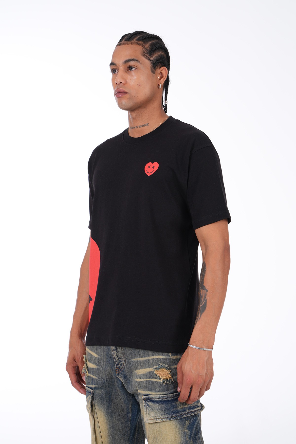 Printed T-Shirt - black