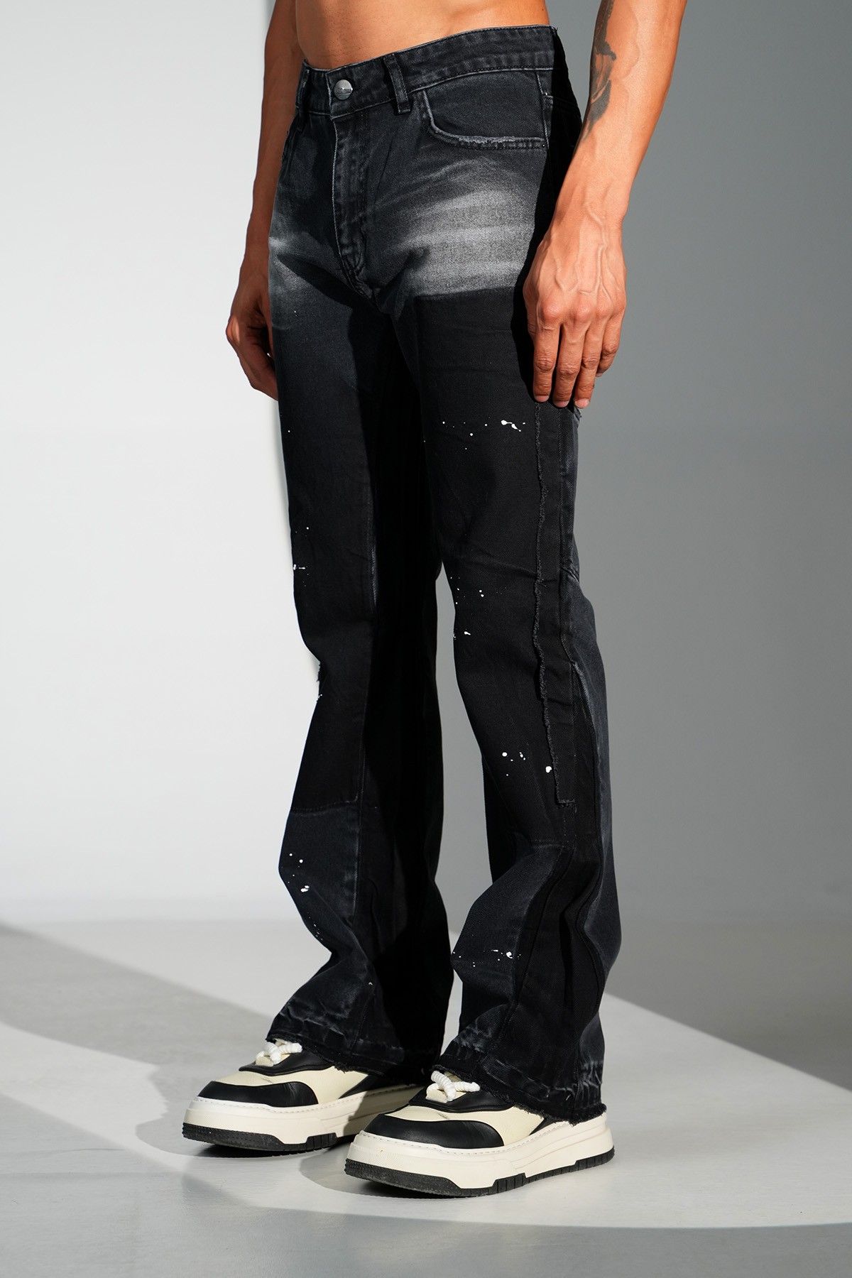 Regular Fit Flare Kot Pantolon