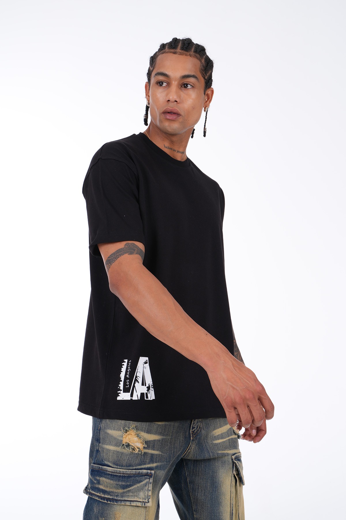 Printed T-Shirt - black