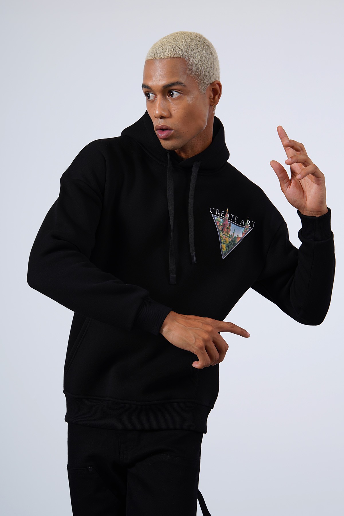 Create Art Baskılı Sweatshirt