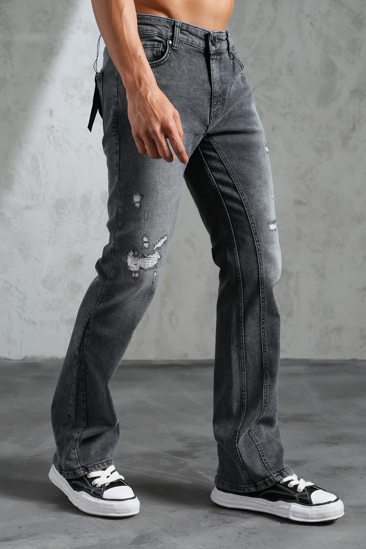 Regular Fit Flare Kot Pantolon