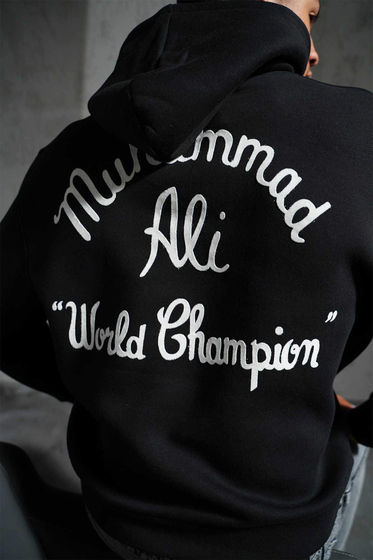 Muhammed Ali Kapüşonlu Sweatshirt