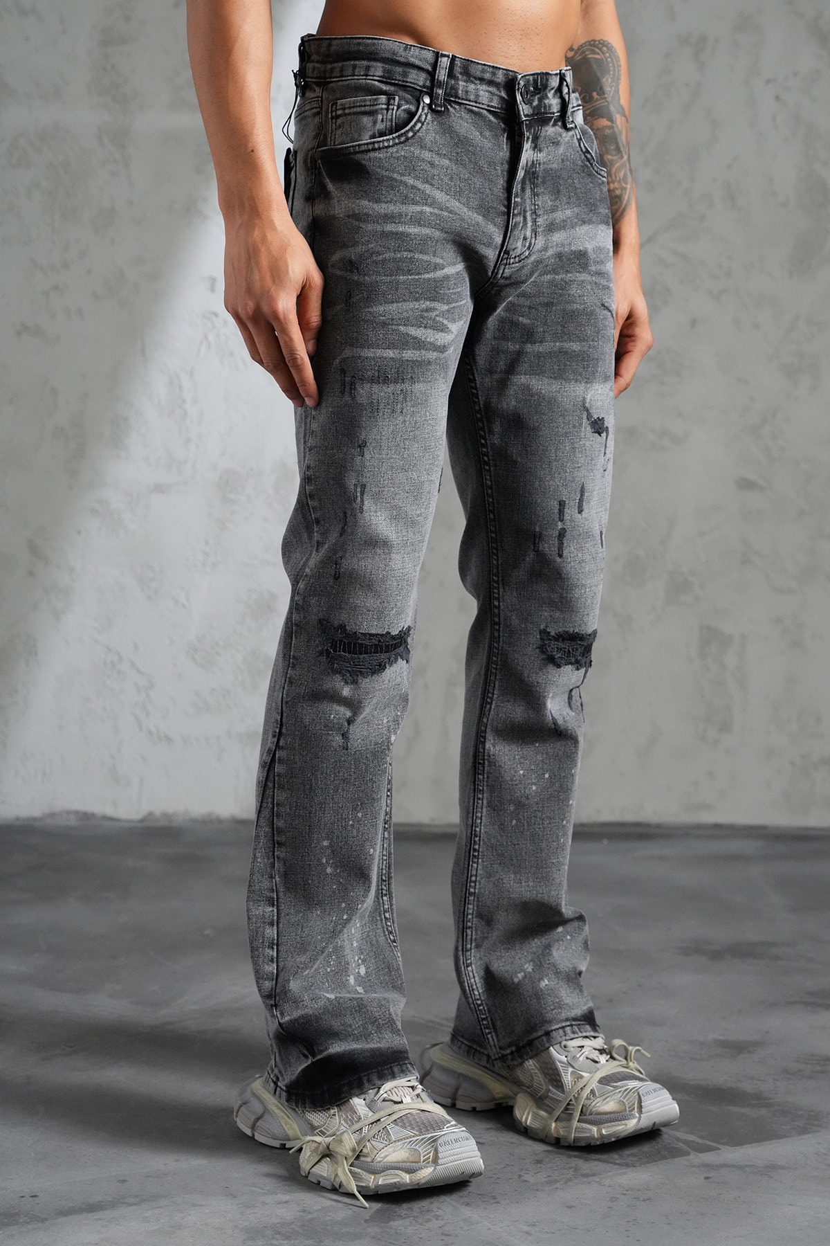 Regular Fit Flare Kot Pantolon