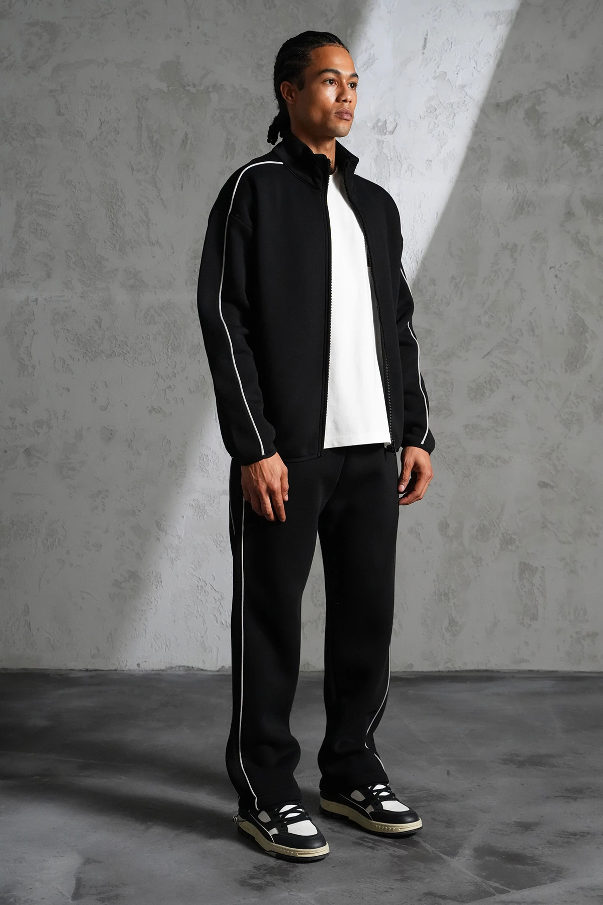 Şerit Detaylı  Eşofman Takım