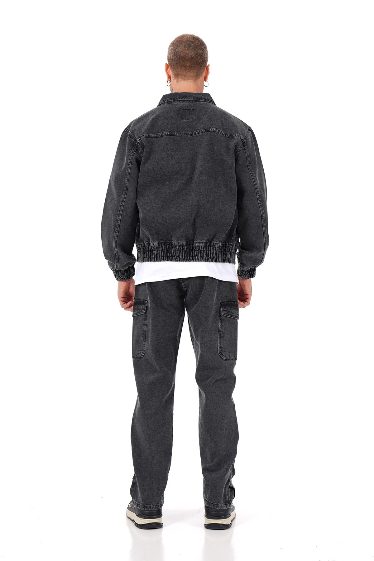 Regular Fit Jacket Trousers Set - anthracite