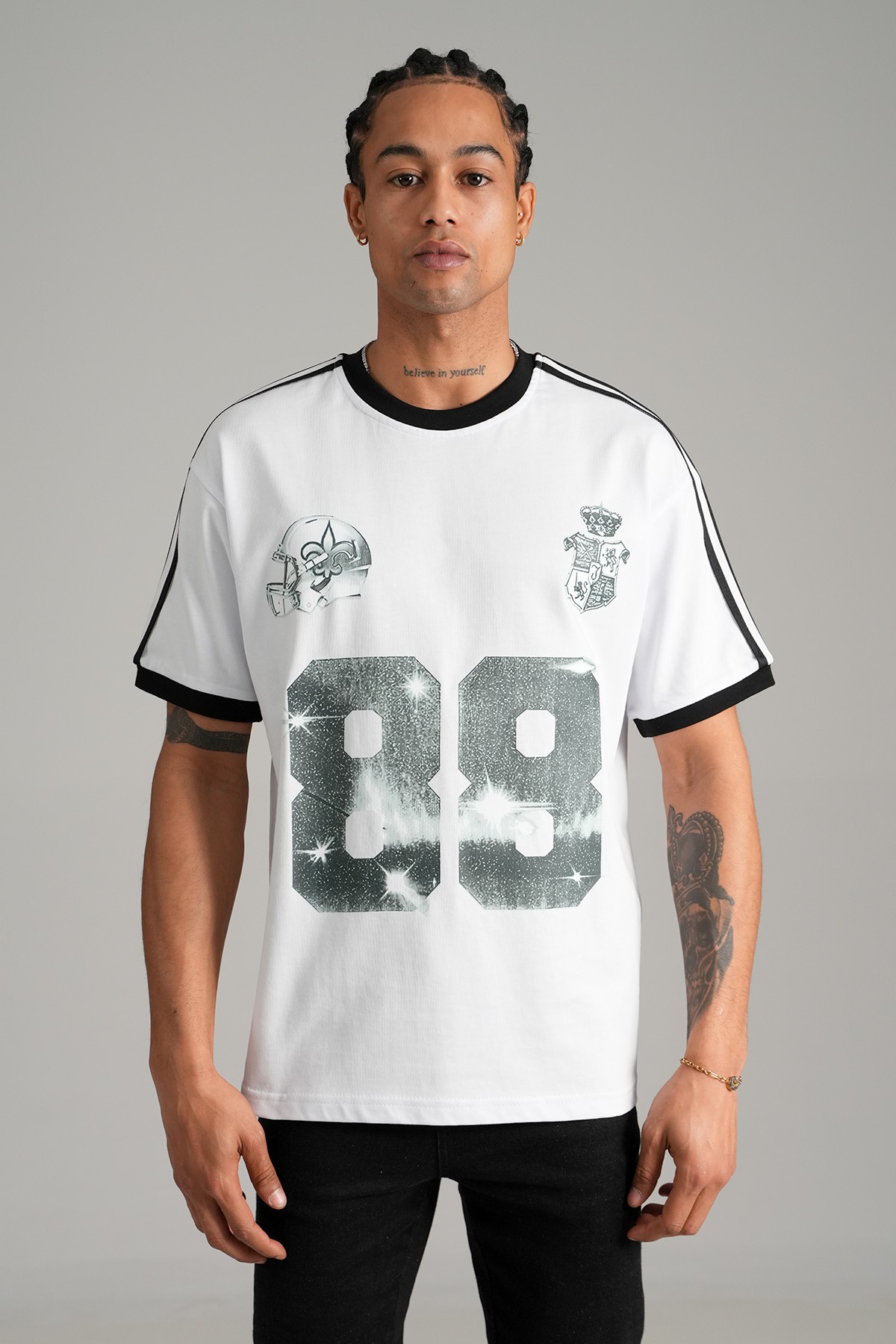 88 Baskılı Tişört - White