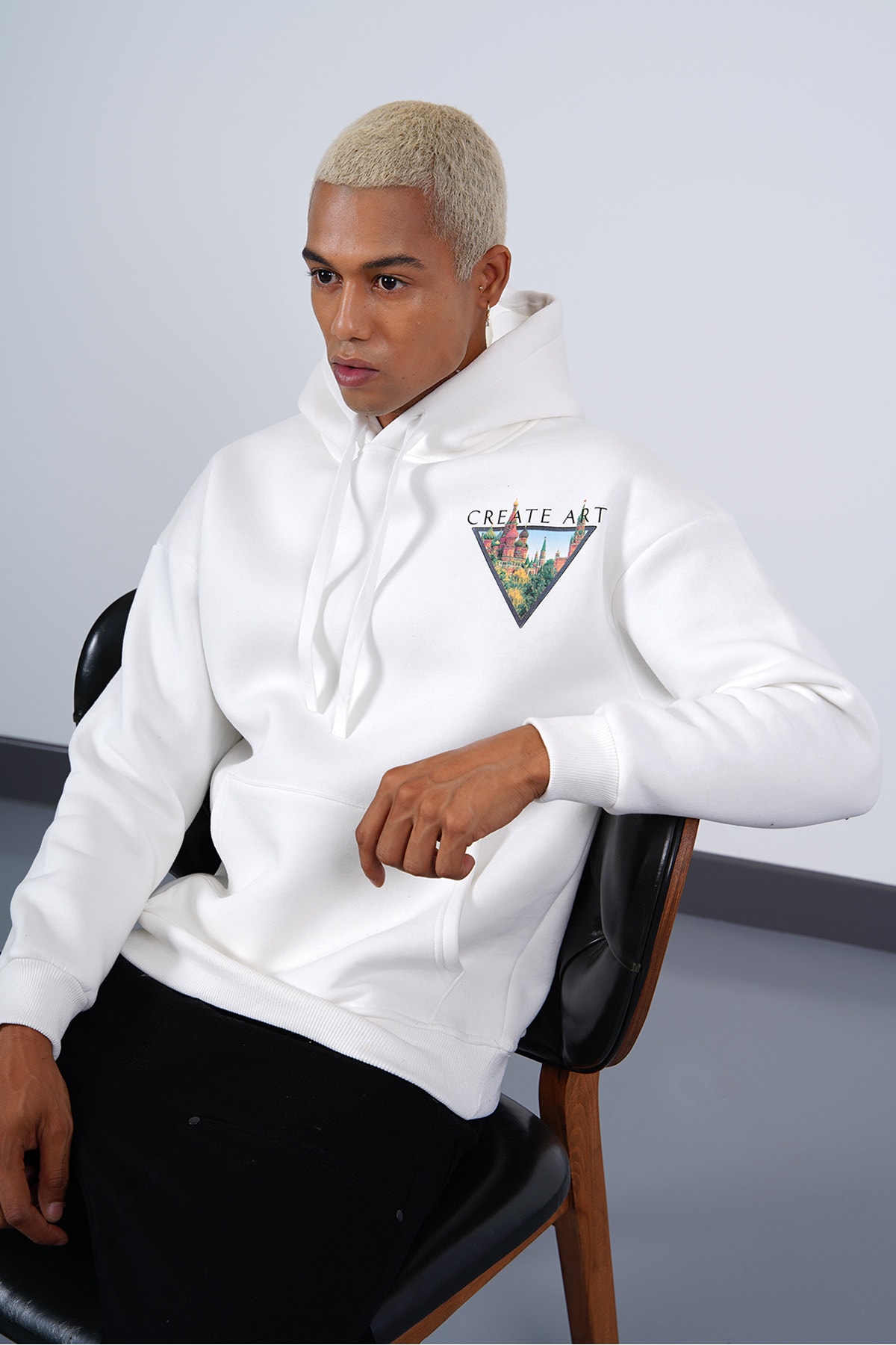 Create Art Baskılı Sweatshirt
