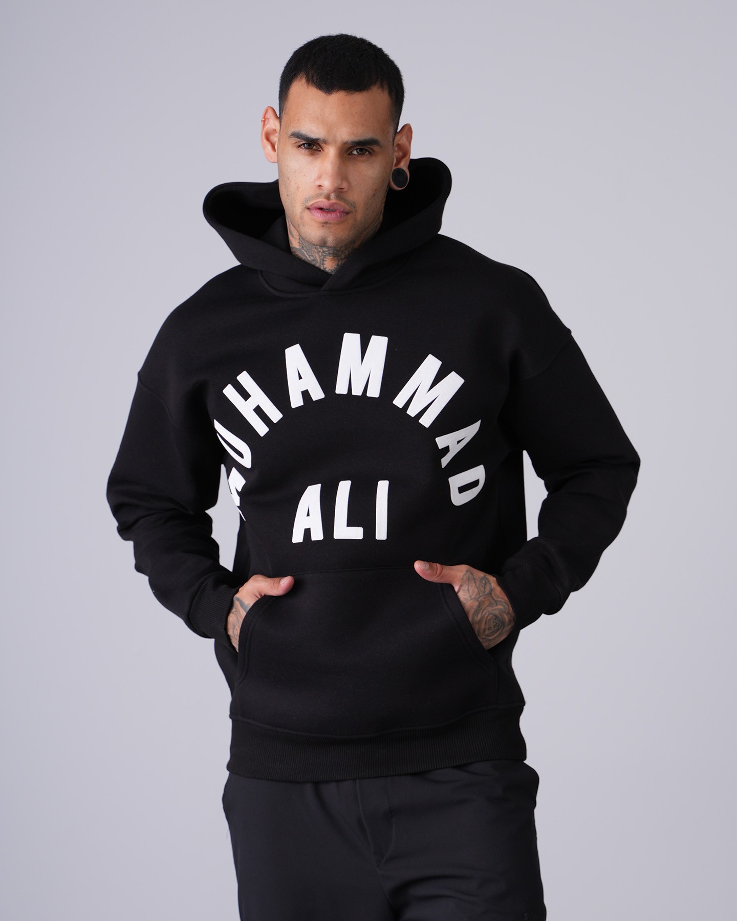 Muhammed Ali Kapüşonlu Sweatshirt