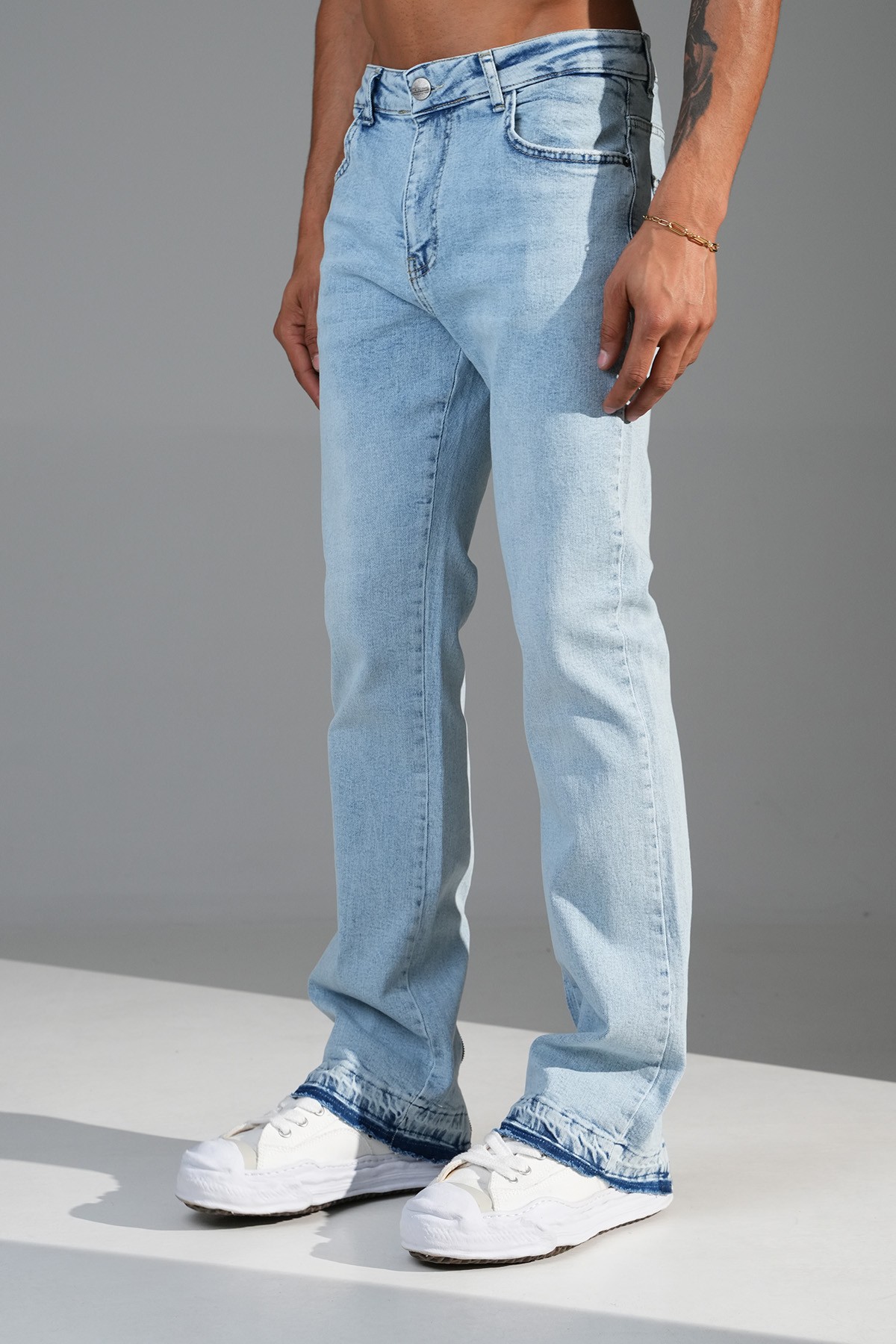 Regular Fit Flare Kot Pantolon