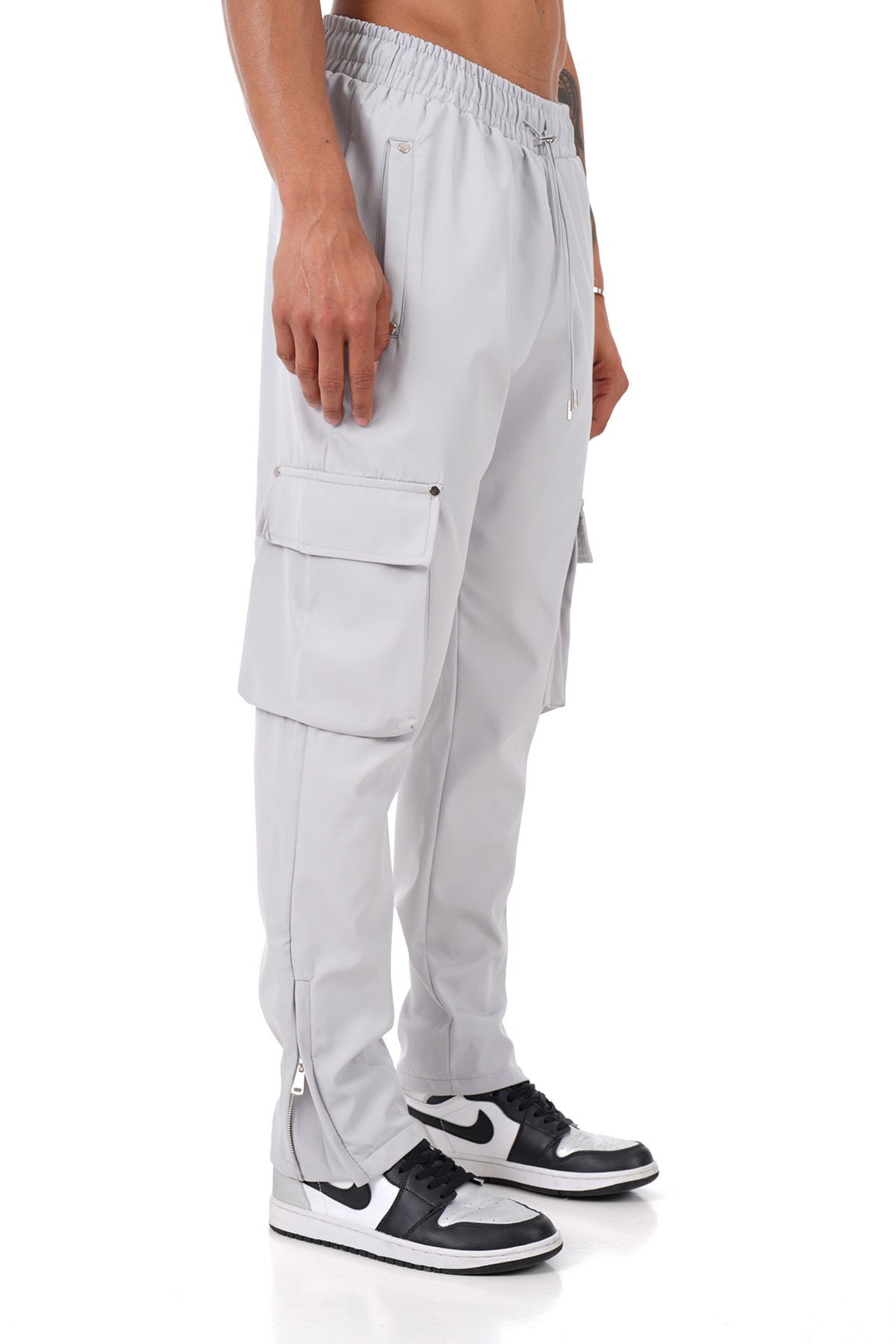 Regular Fit Zipped Kargo Pantolon