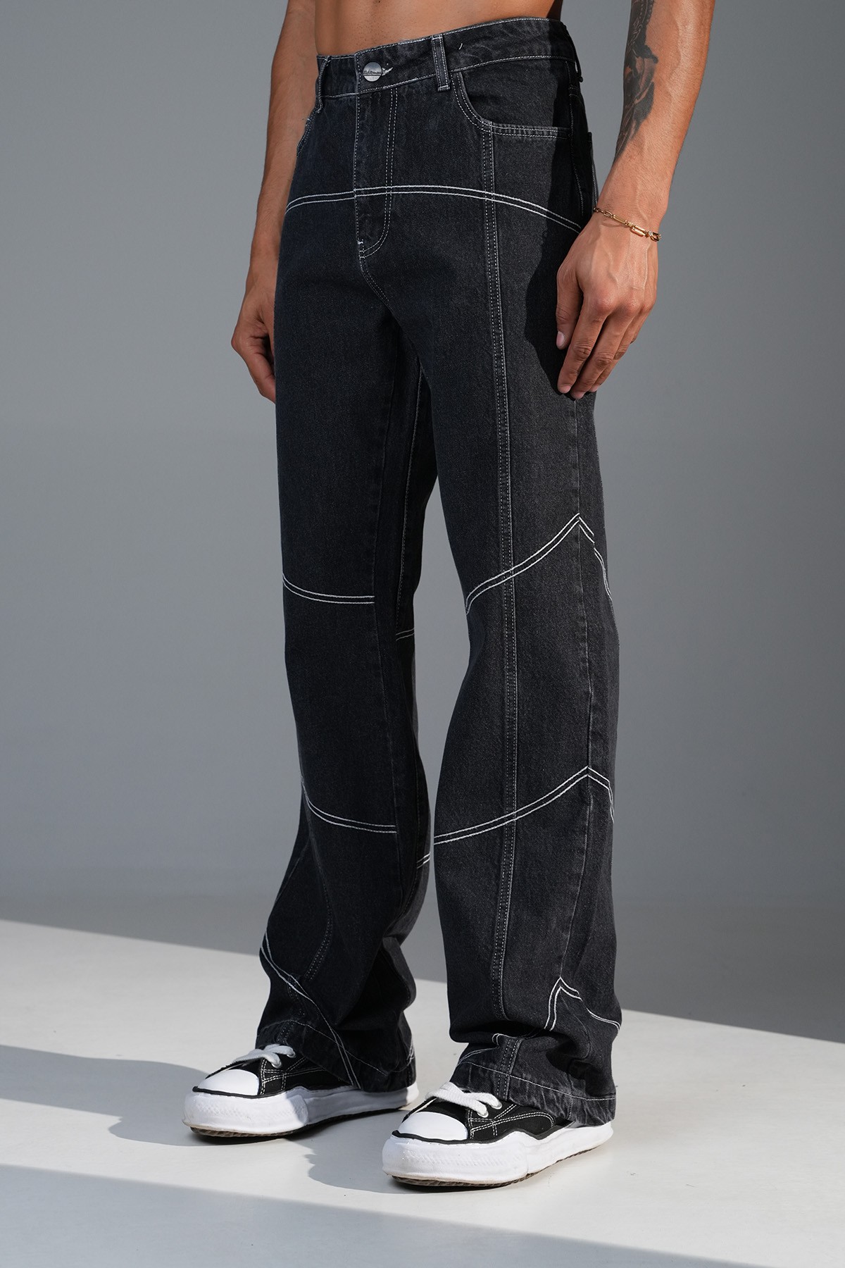 Regular Fit Flare Kot Pantolon