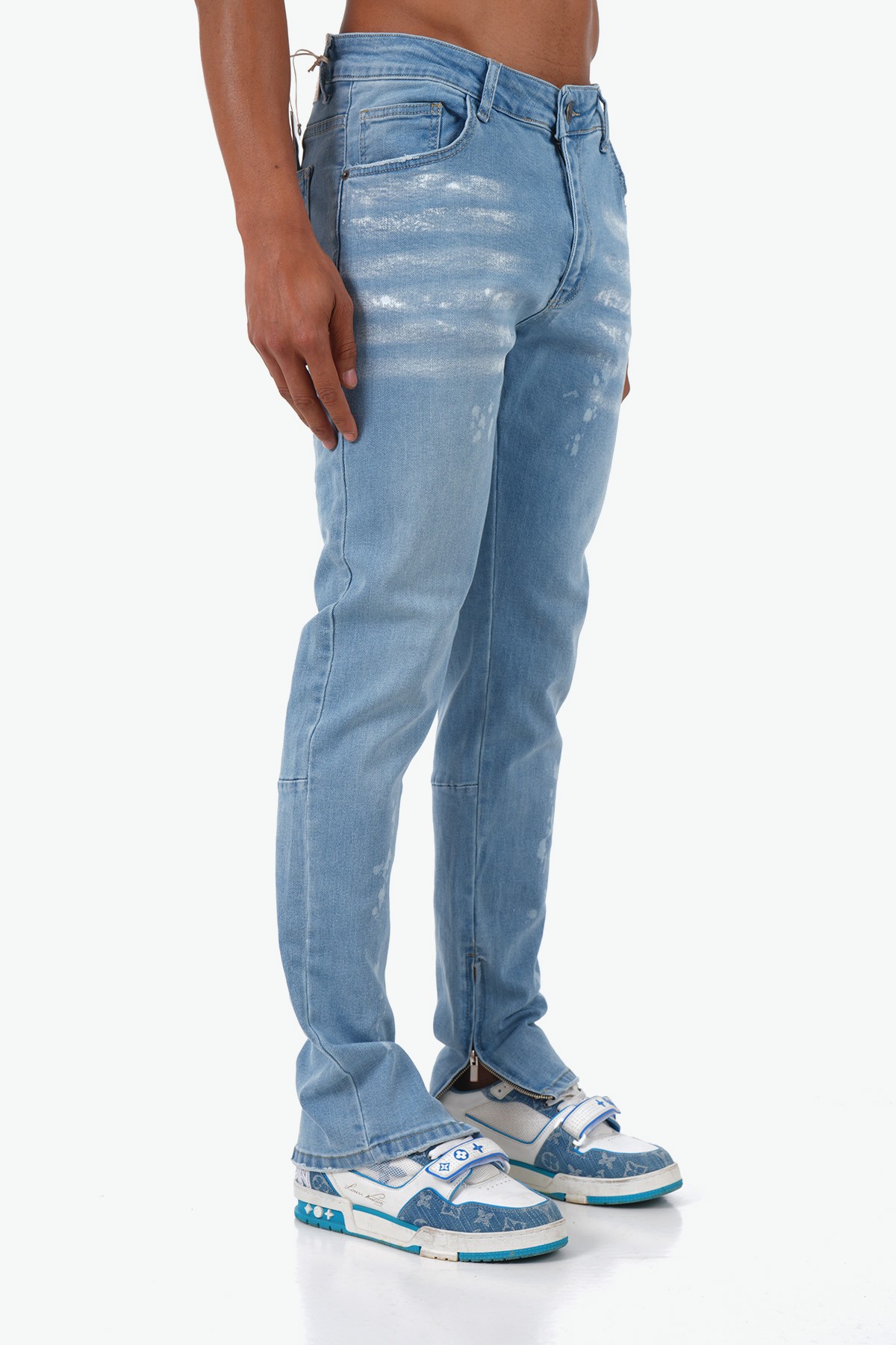 Regular Fit Zipped Jean