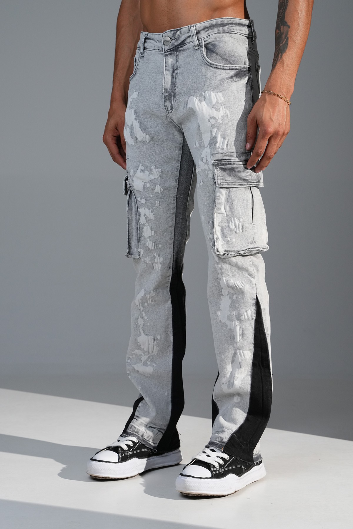 Regular Fit Flare Kot Pantolon
