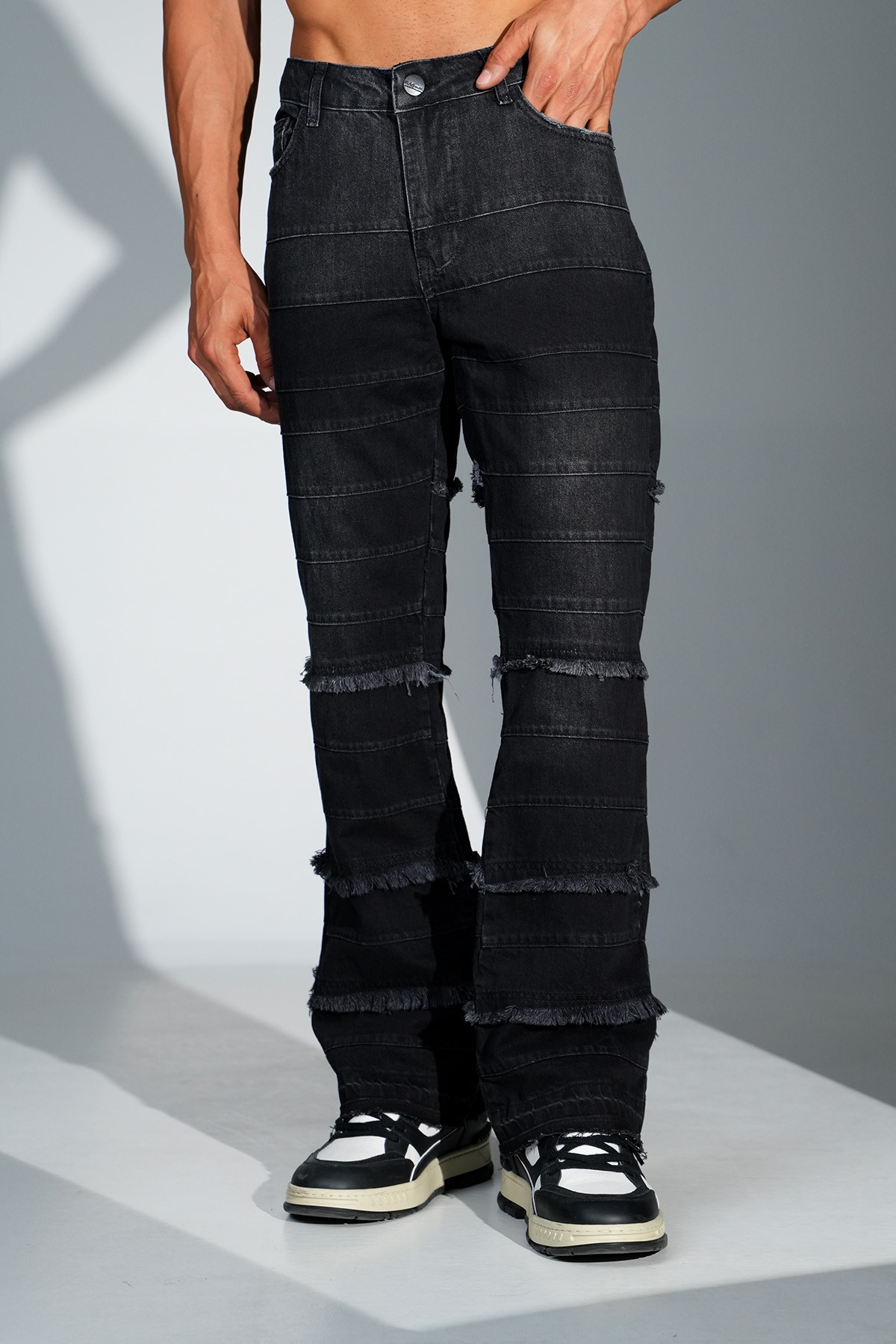 Regular Fit Flare Kot Pantolon
