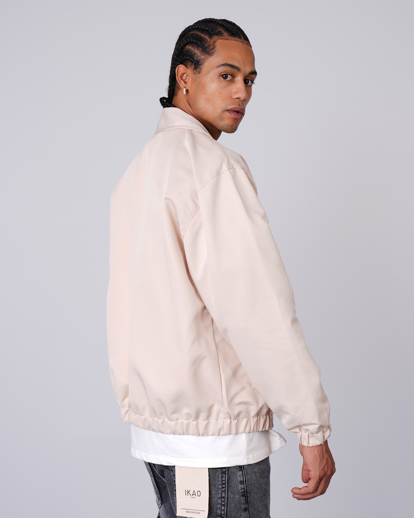 London Zipper Jacket - Beige