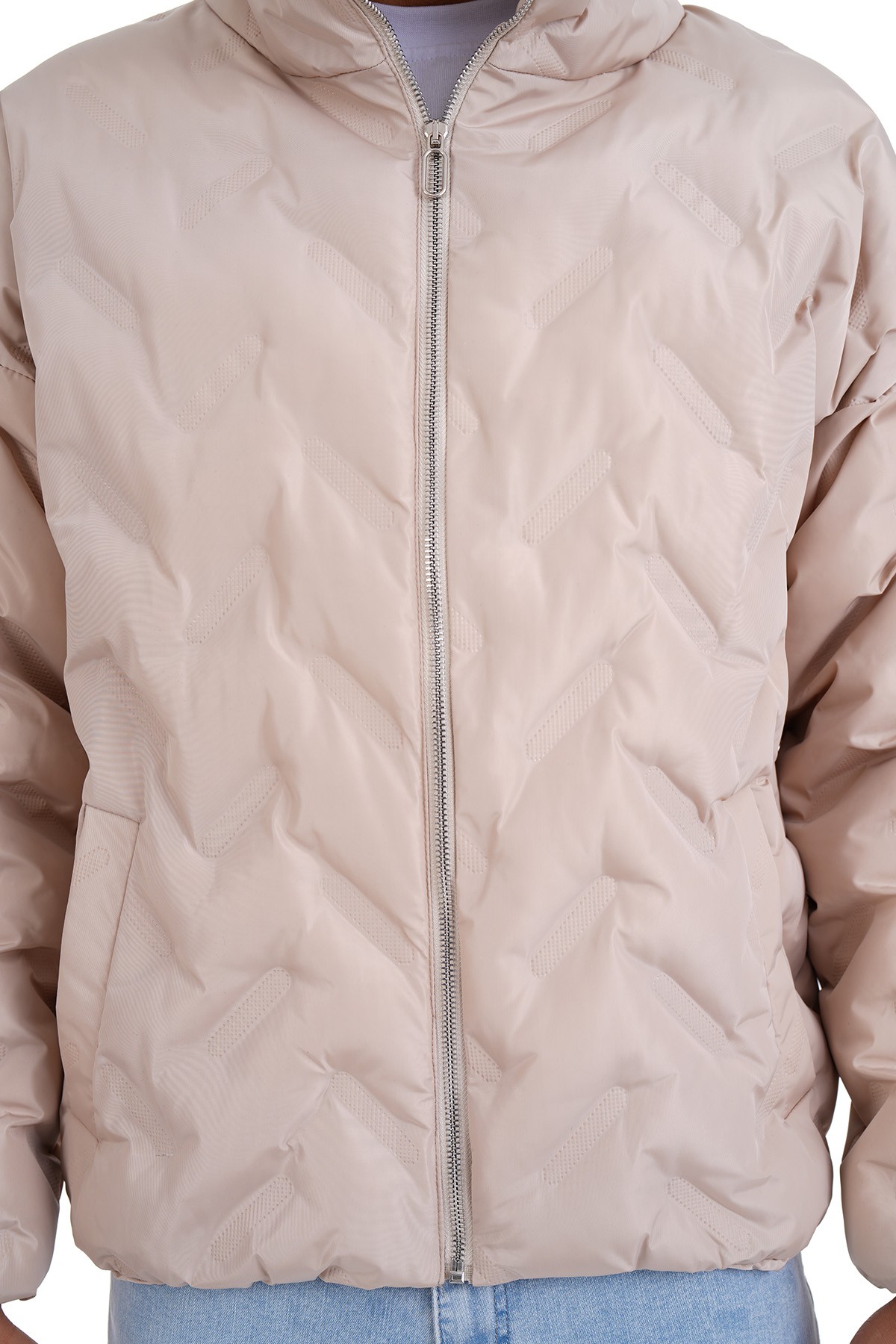 Stand Collar Puffer Jacket