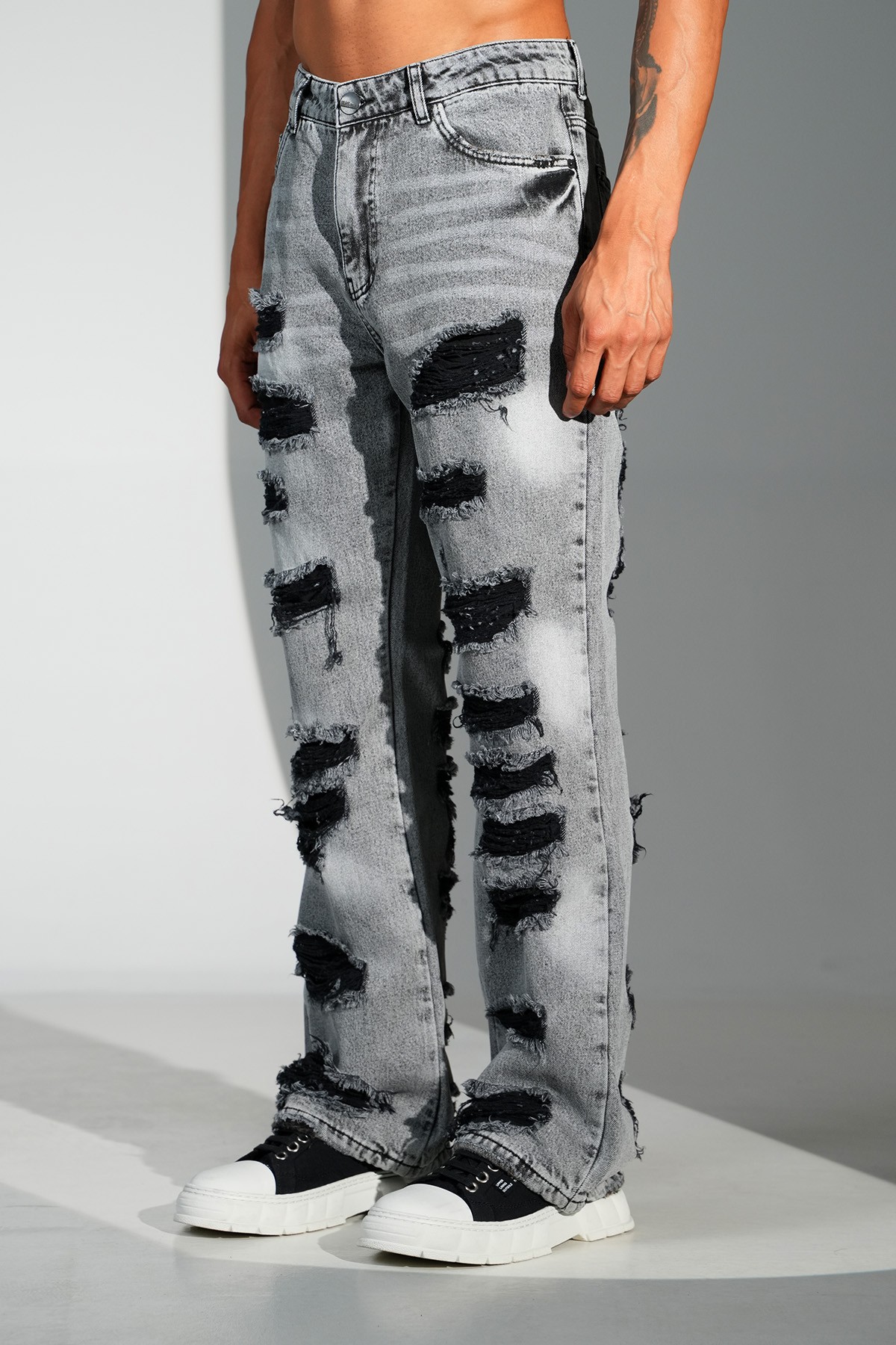Regular Fit Flare Kot Pantolon