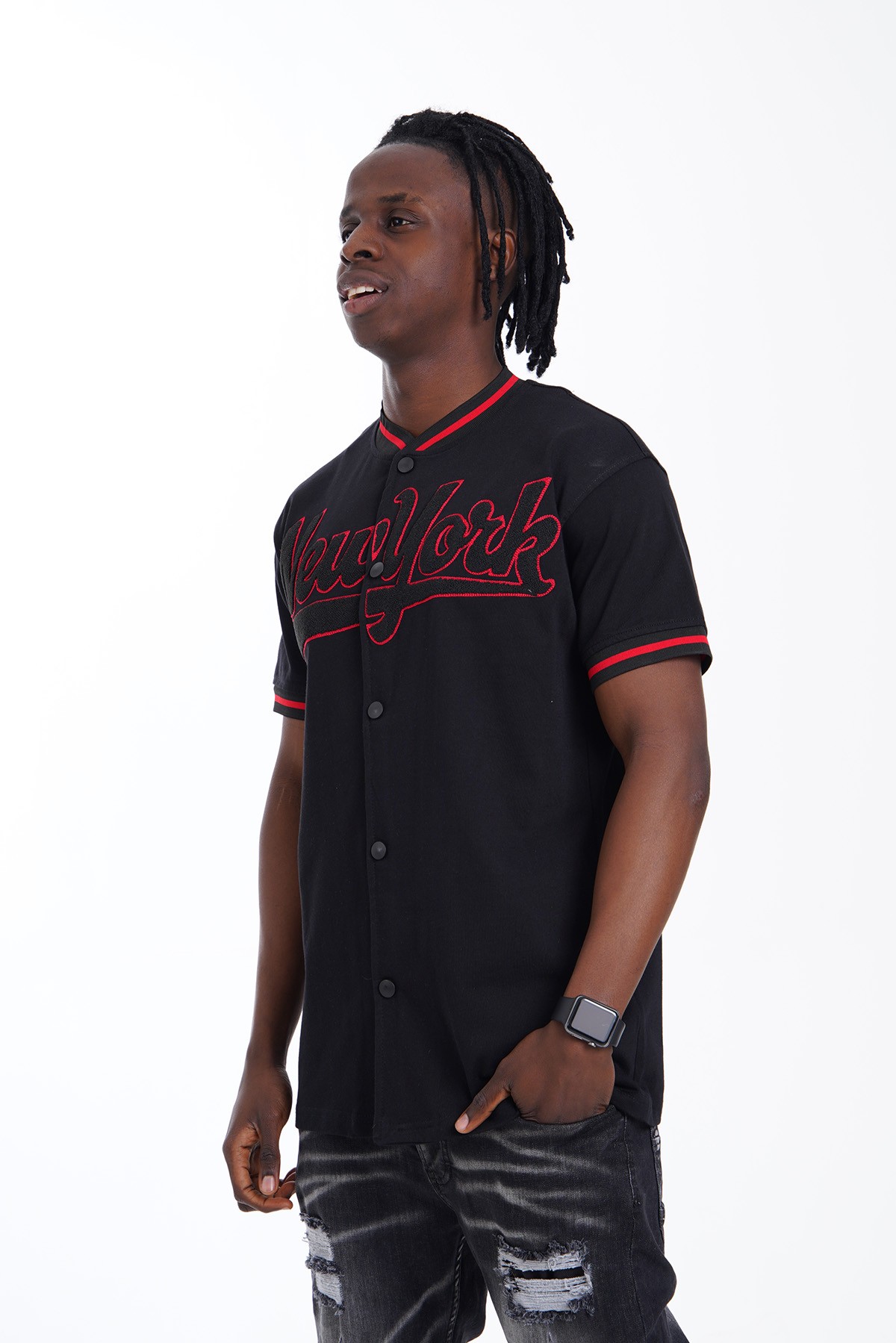 NewYork Baseball Shirt - black