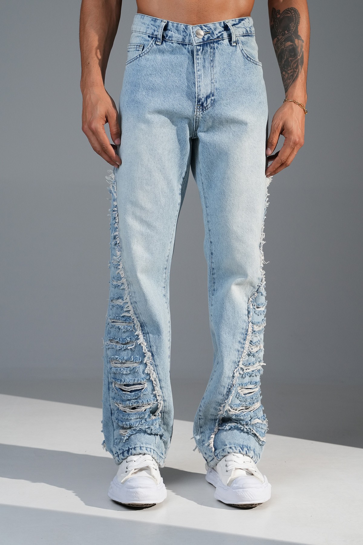 Regular Fit Flare Kot Pantolon