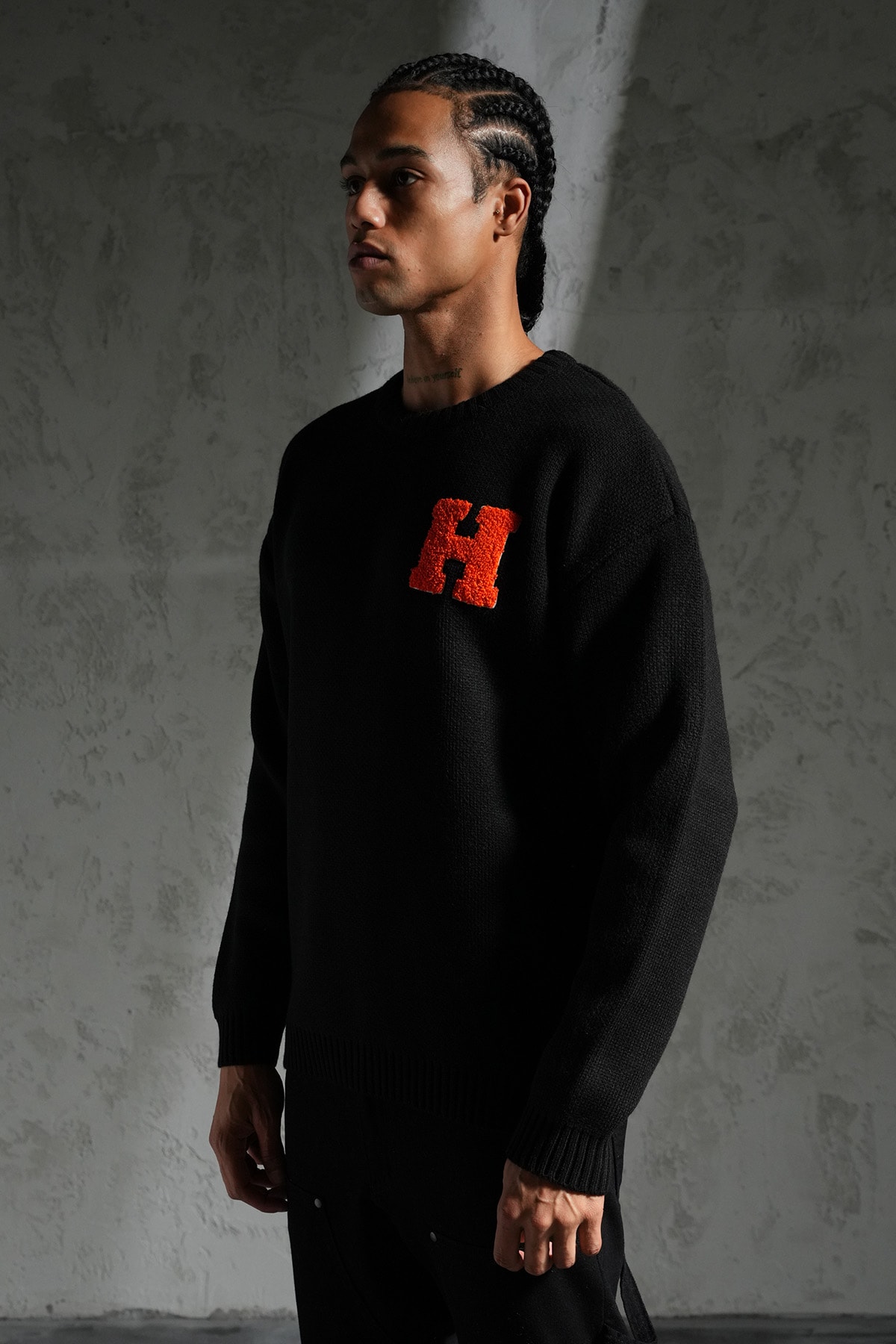 H Detailed Knitwear Sweater