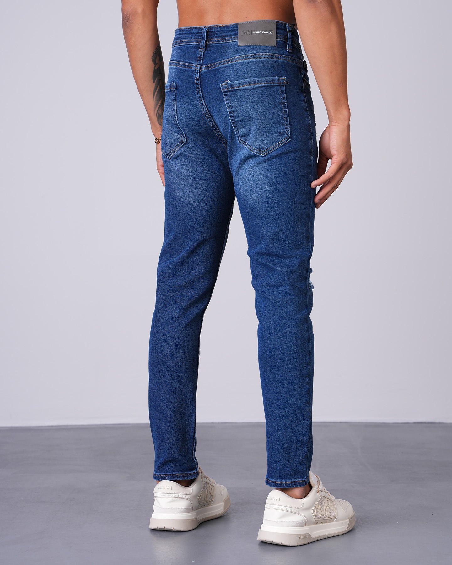 Pantalon coupe slim à jambe étroite