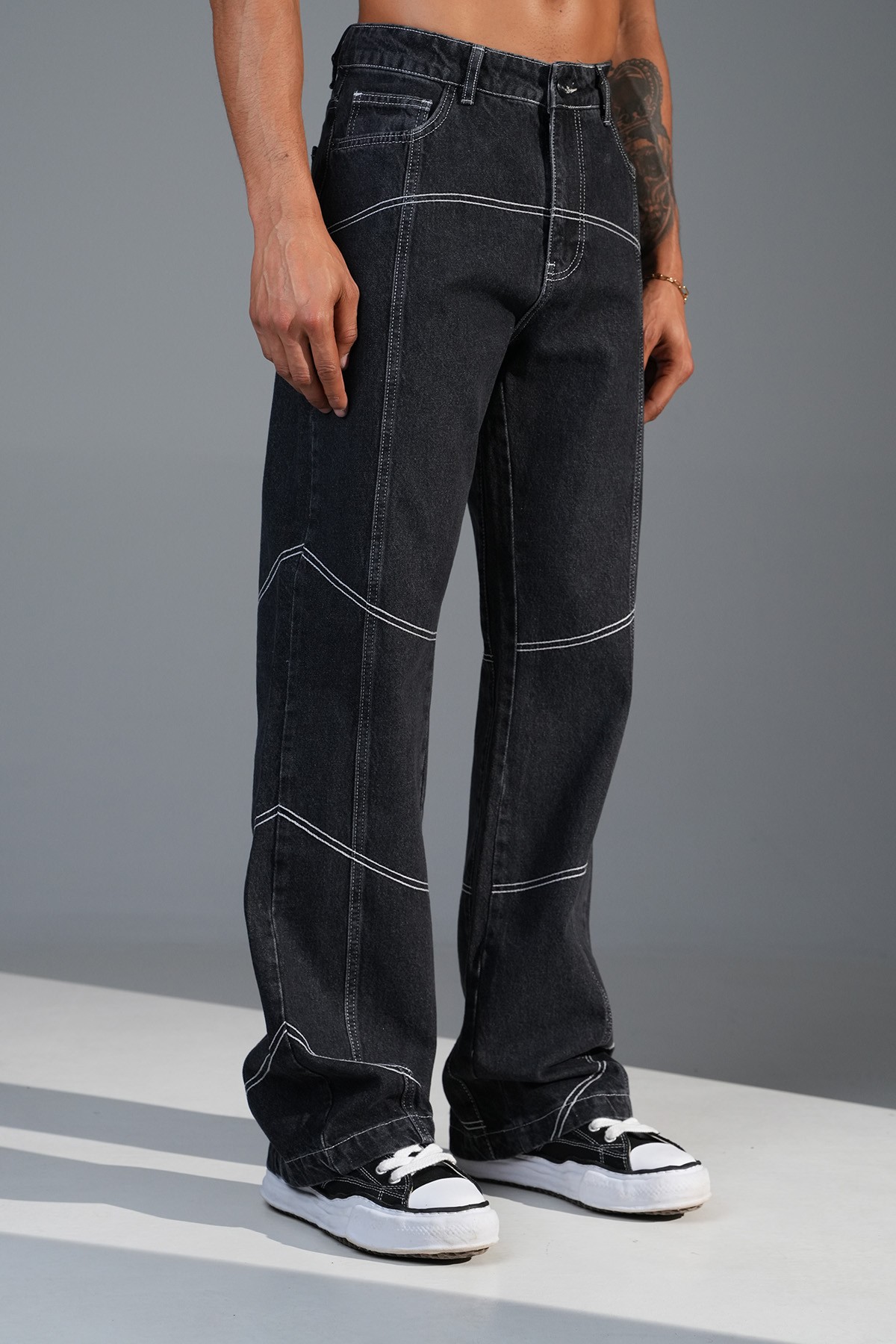 Regular Fit Flare Kot Pantolon