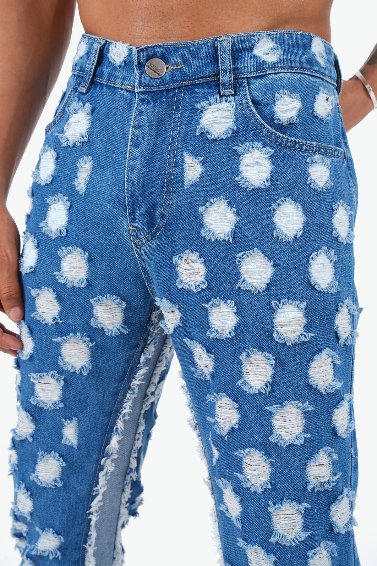 Straight Fit Flare Kot Pantolon