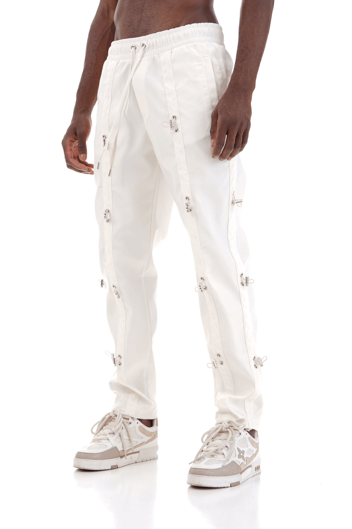 Elastic Waist Cargo Trousers with Elastic Detail