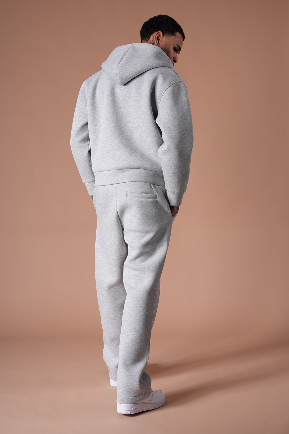 Fermuarlı Sweat Pantolon İkili Takım