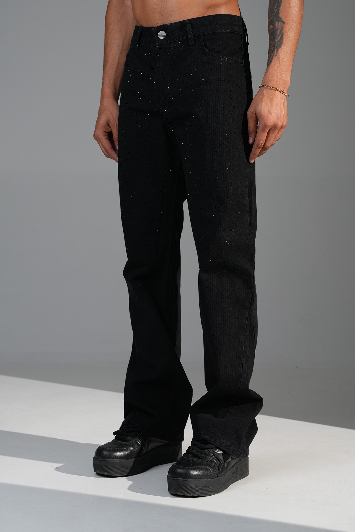 Regular Fit Flare Kot Pantolon