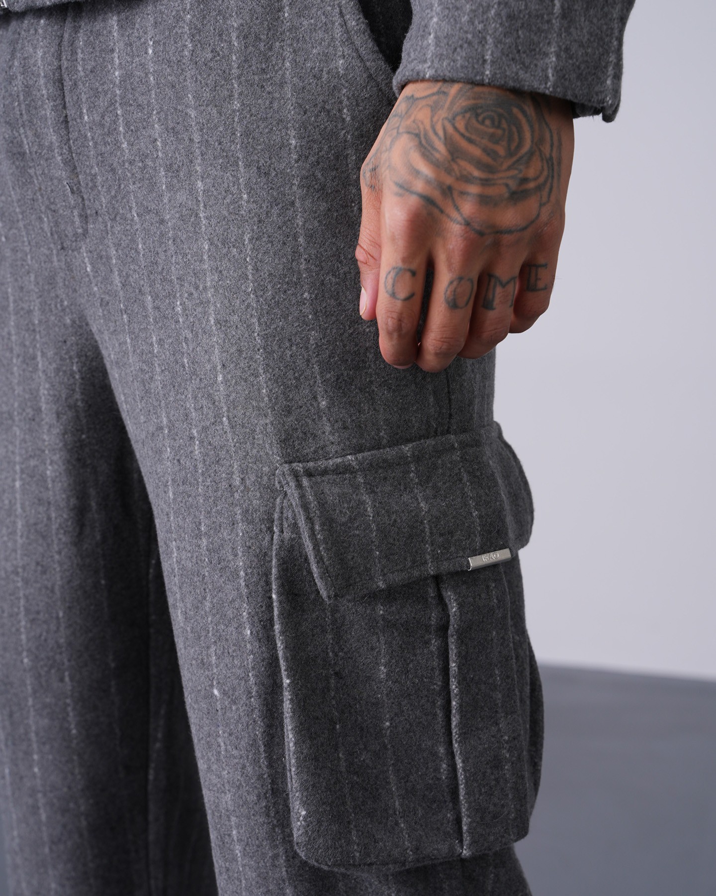 Regular Fit Zippered Jacket Trousers Set