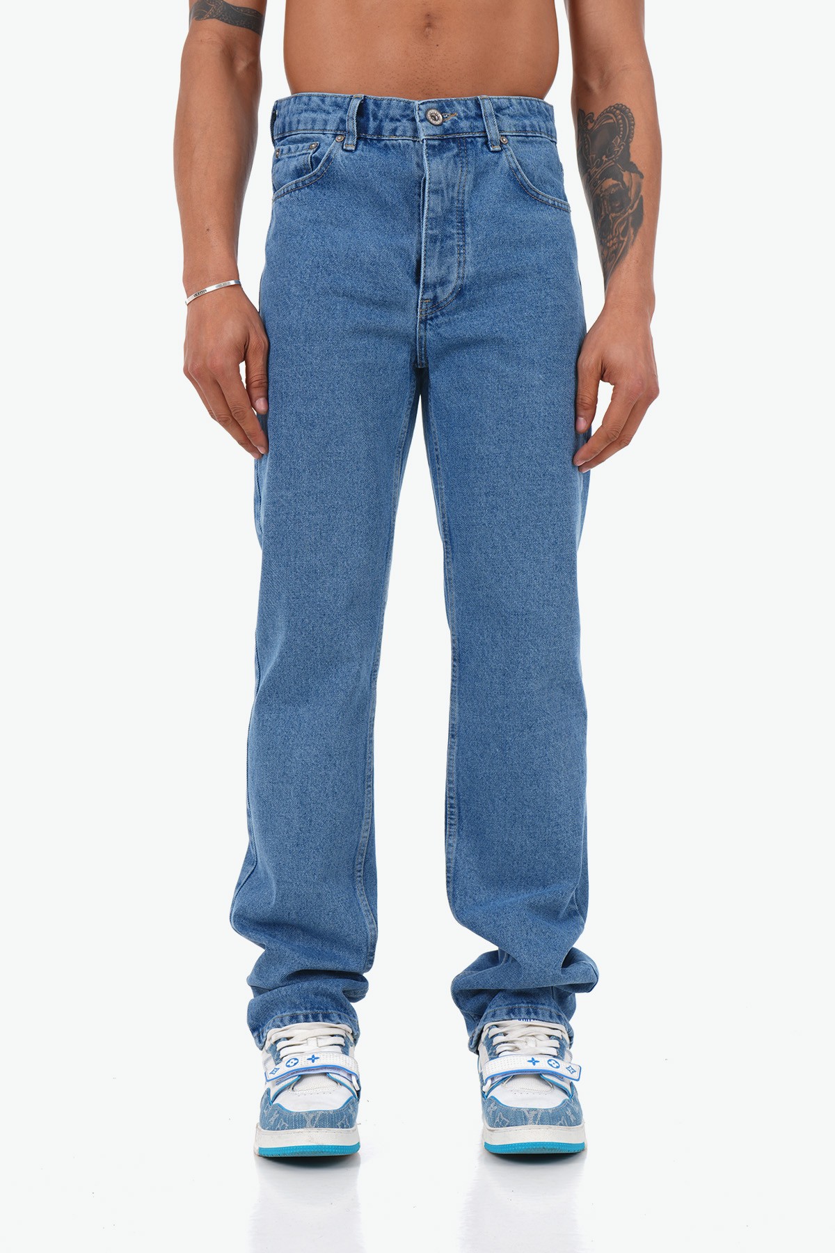 Basic Baggy Fit Kot Pantolon