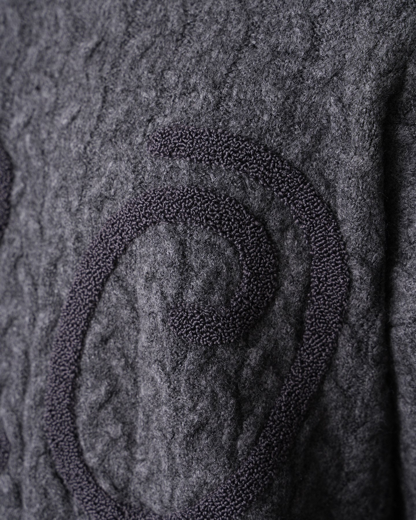 Love Knitted Knitwear Sweater - anthracite