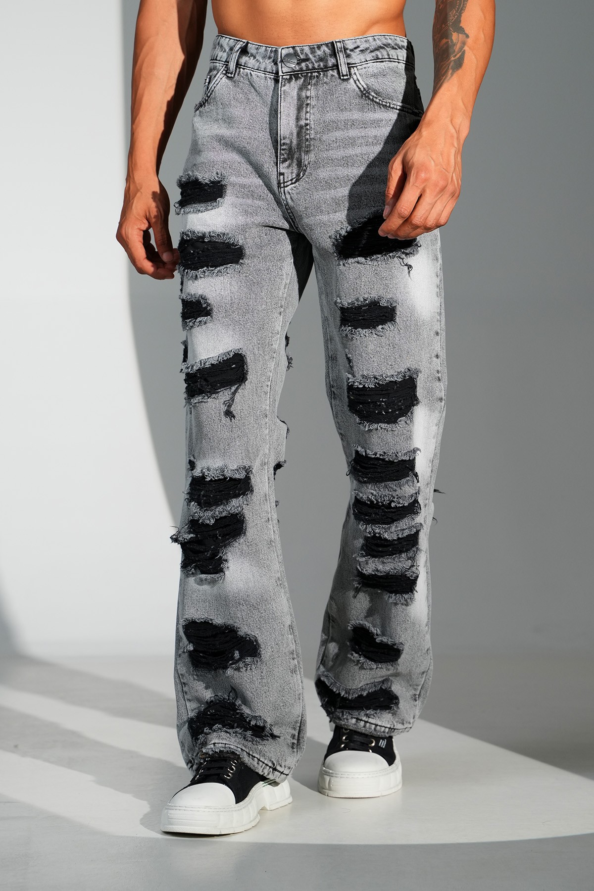 Regular Fit Flare Kot Pantolon
