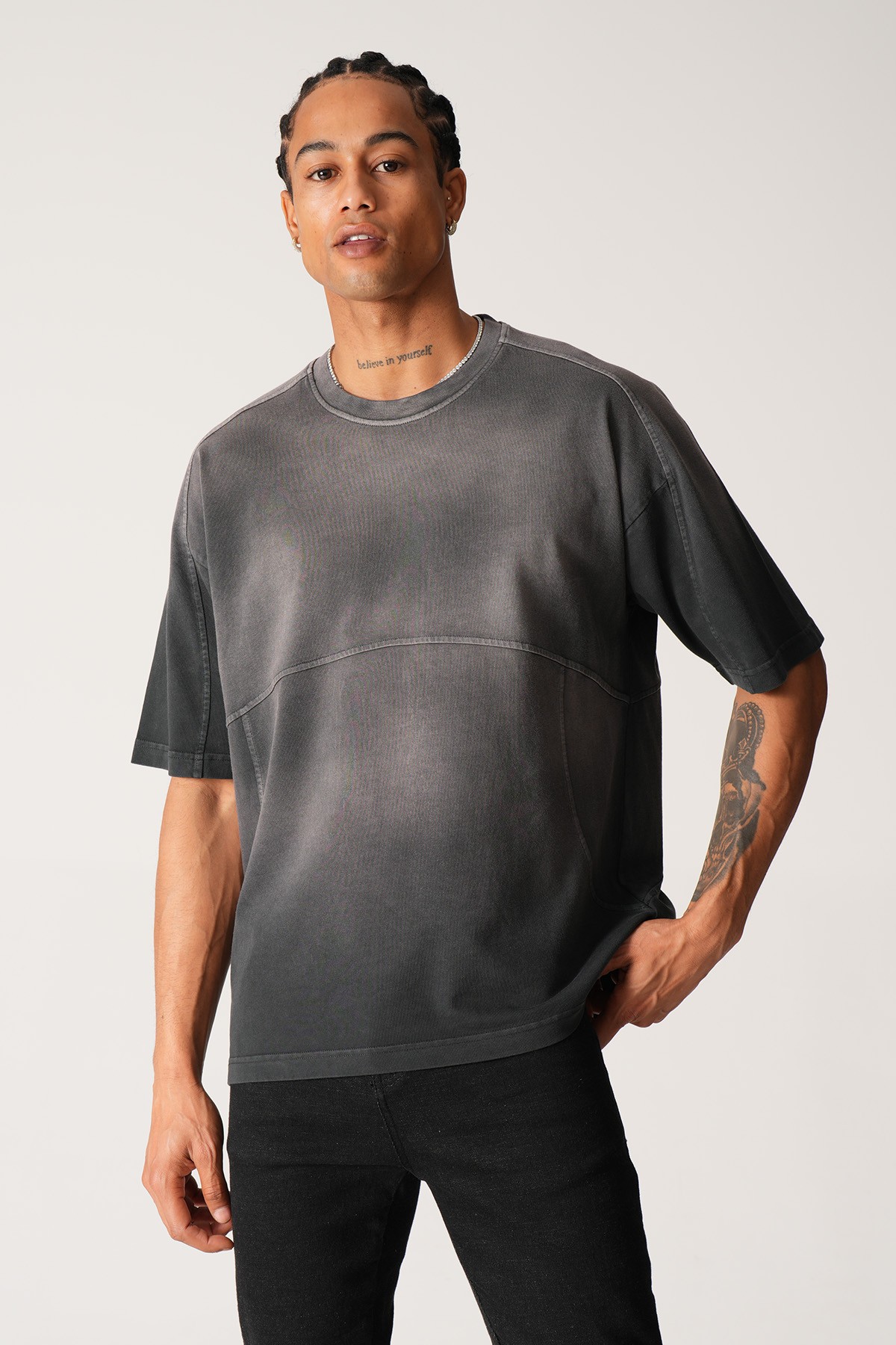 Reglan Kol Oversize Tişört