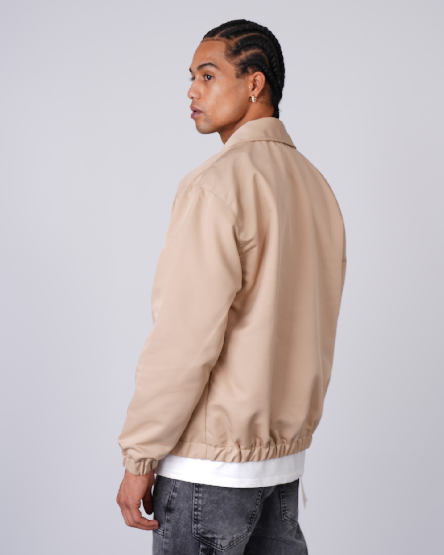 London Zipper Jacket - Brown