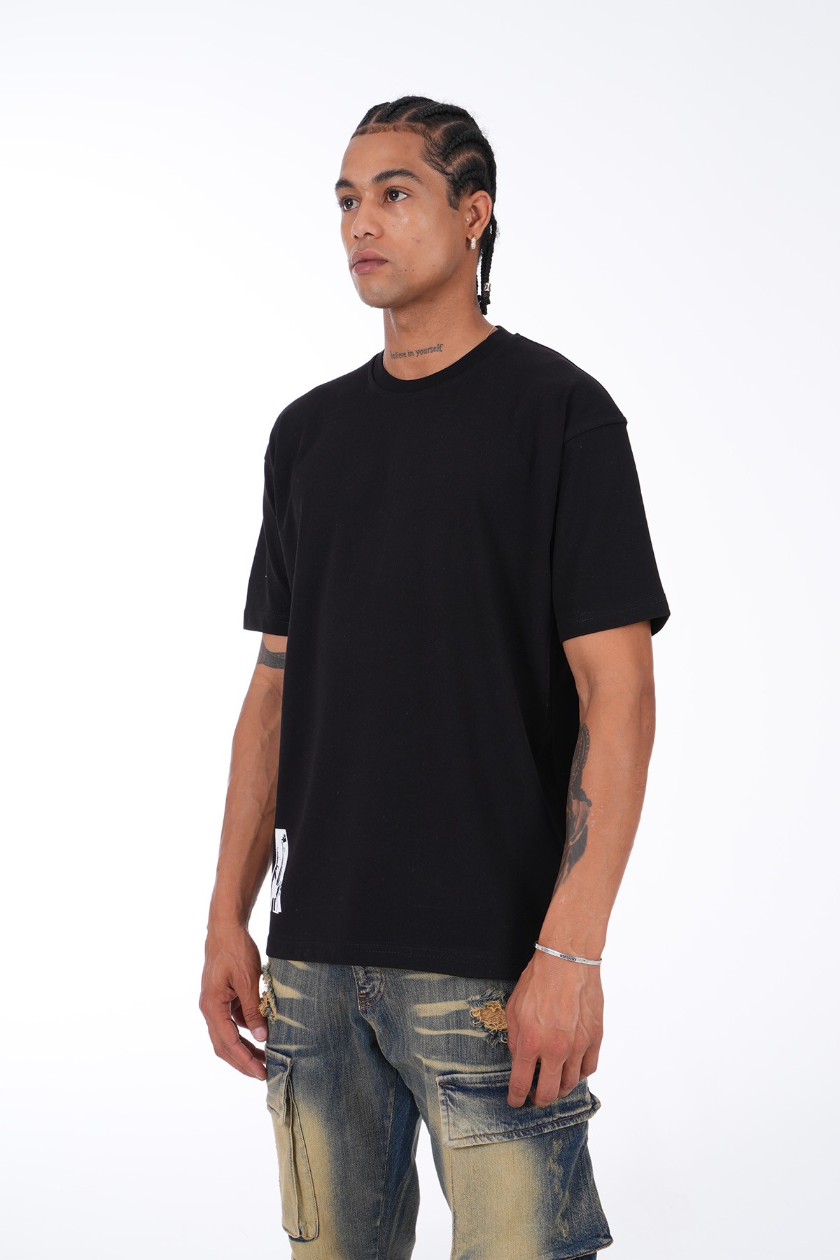 Printed T-Shirt - black