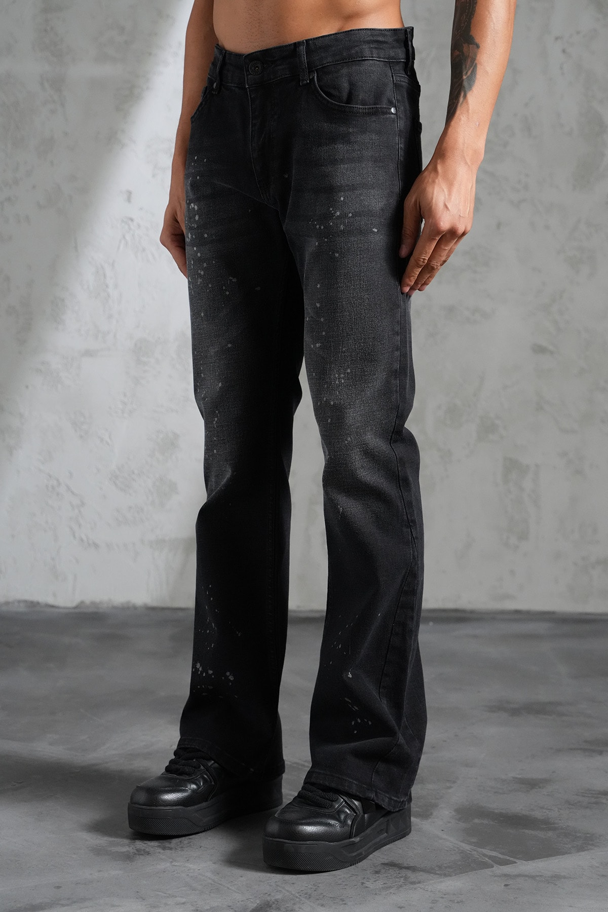 Regular Fit Flare Kot Pantolon