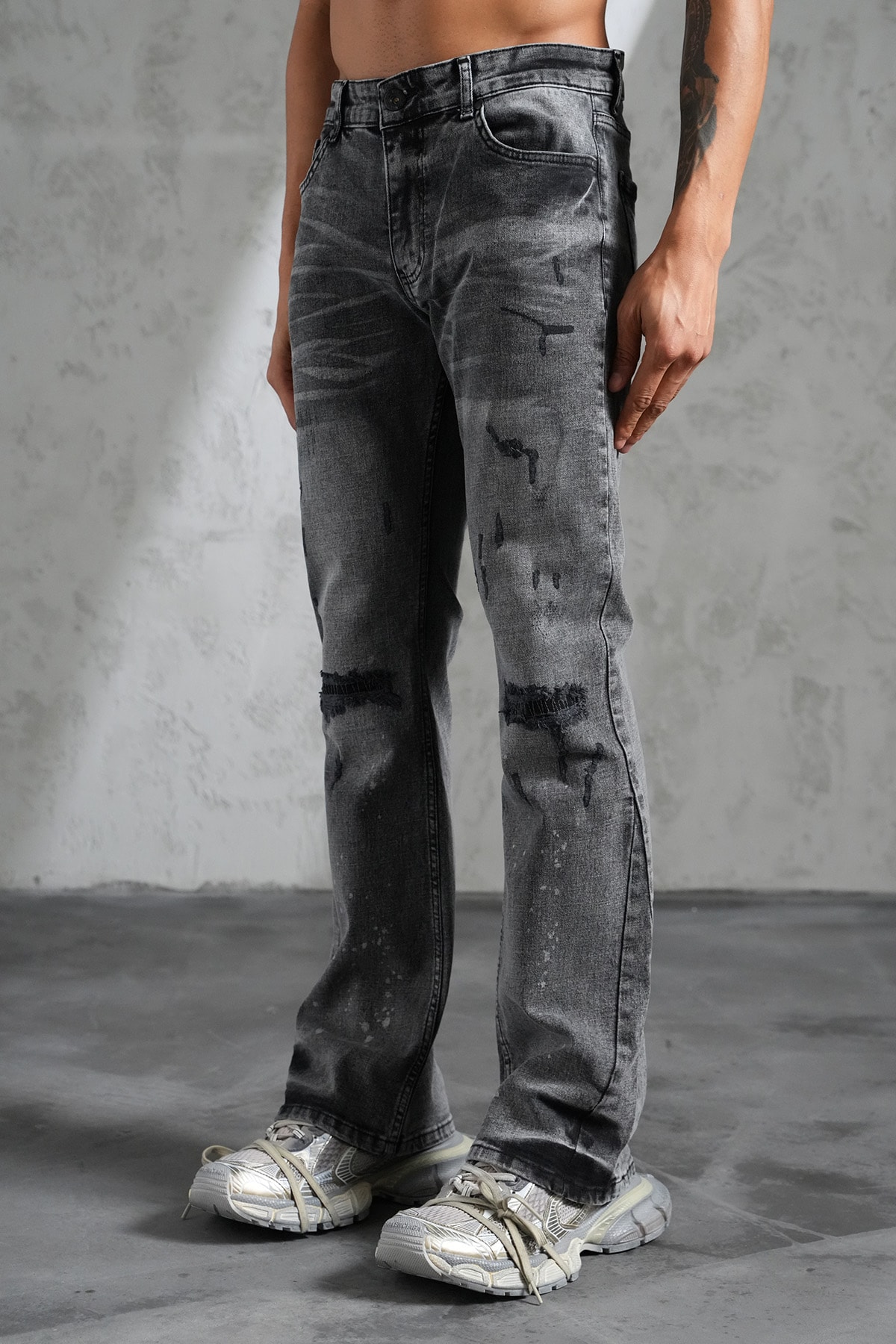 Regular Fit Flare Kot Pantolon
