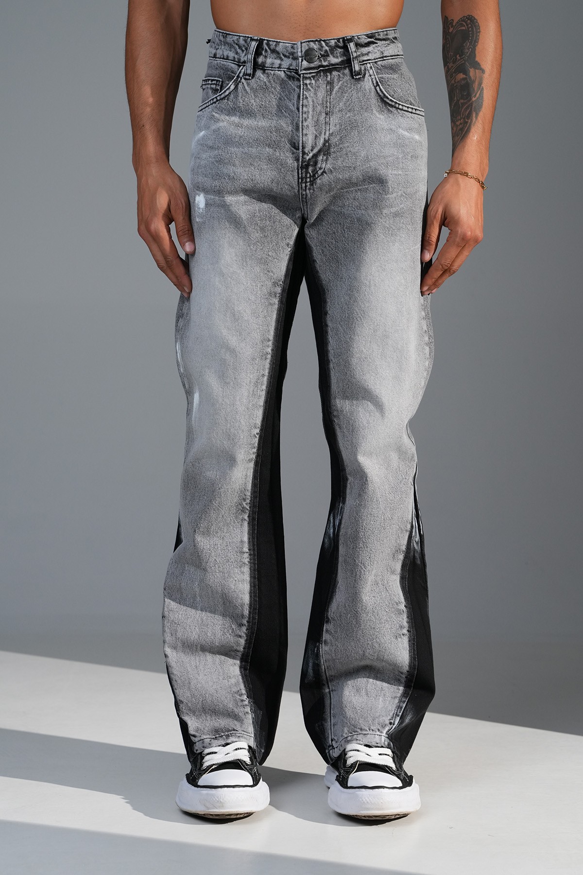 Regular Fit Flare Kot Pantolon