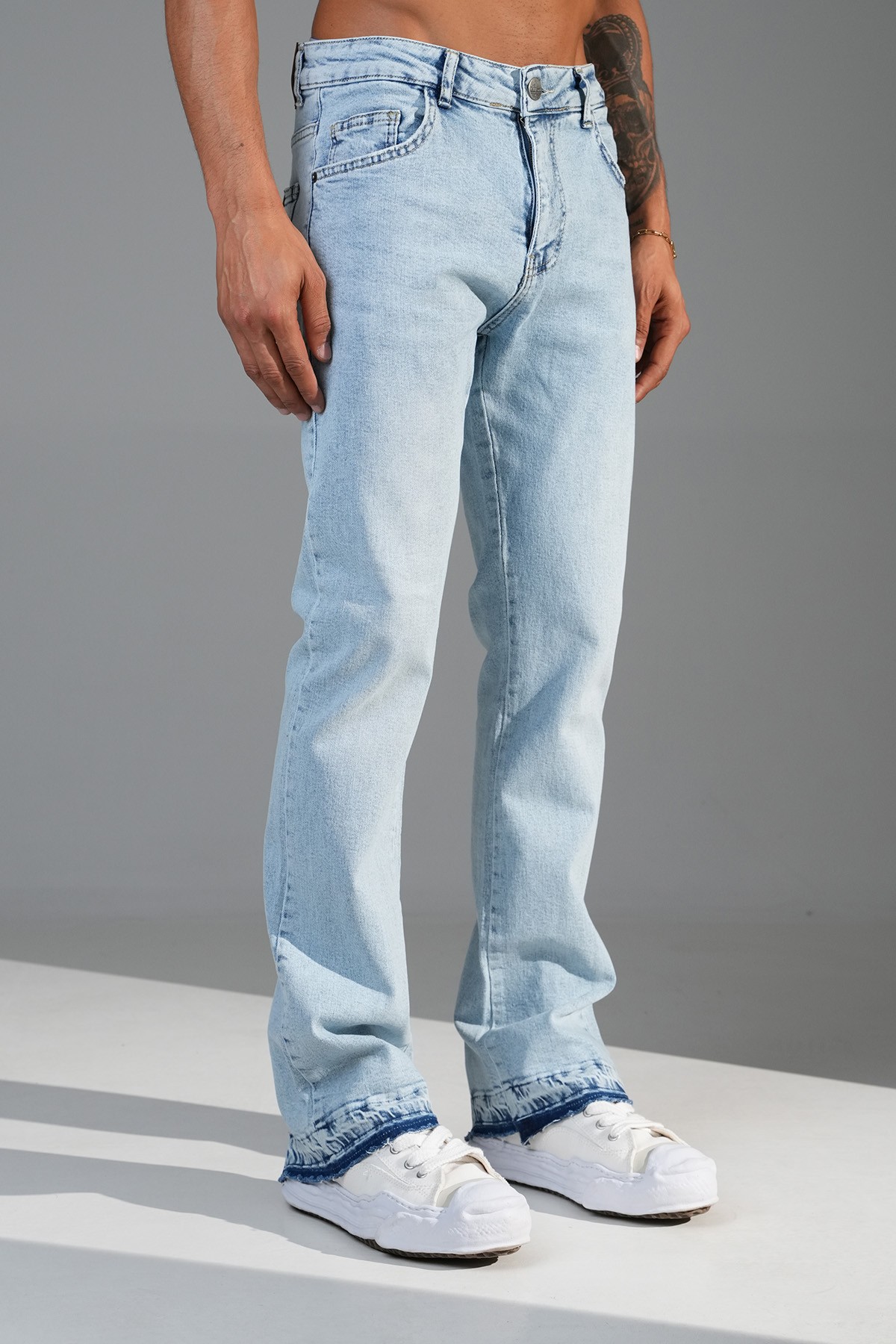 Regular Fit Flare Kot Pantolon