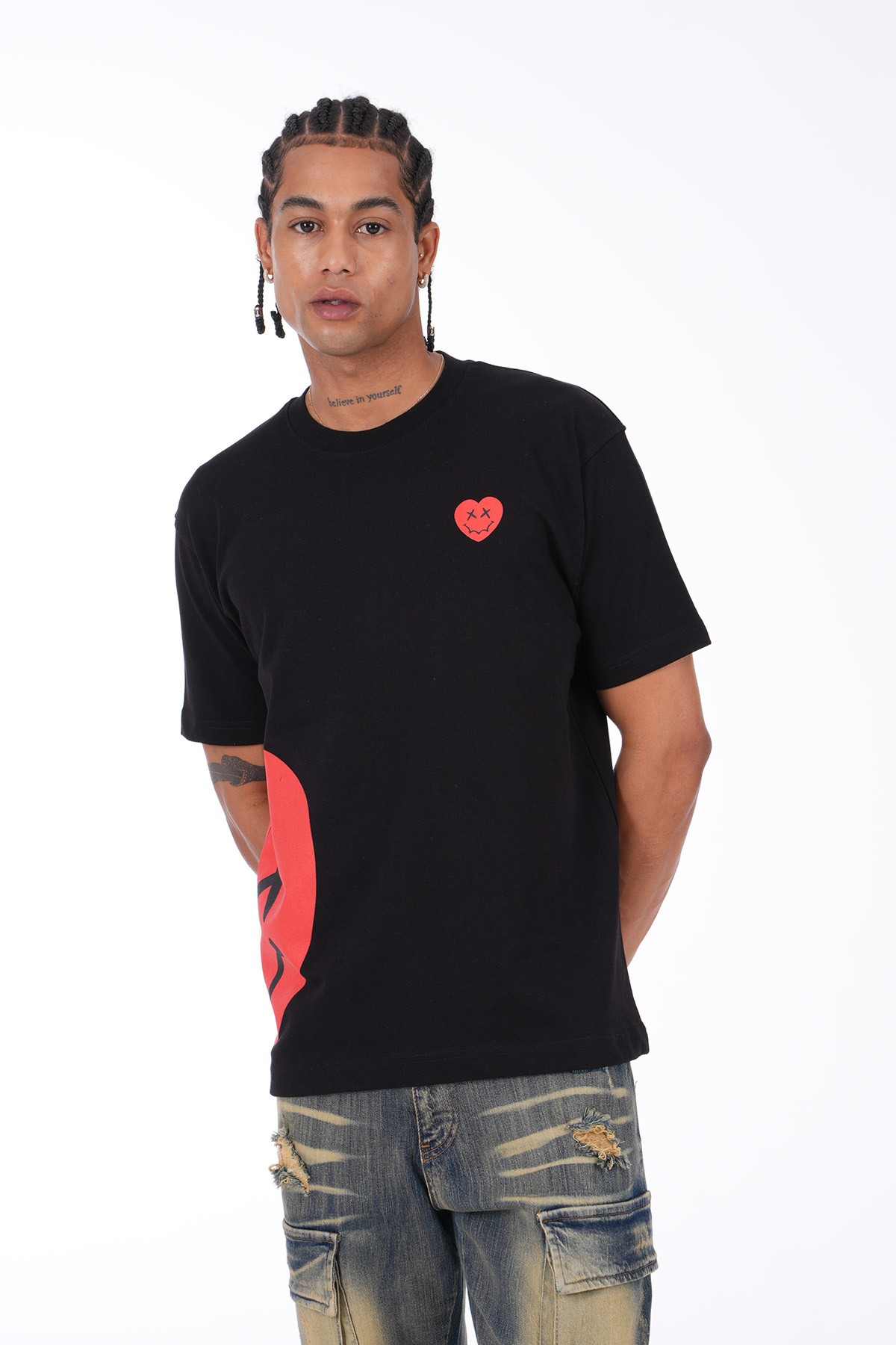 Printed T-Shirt - black